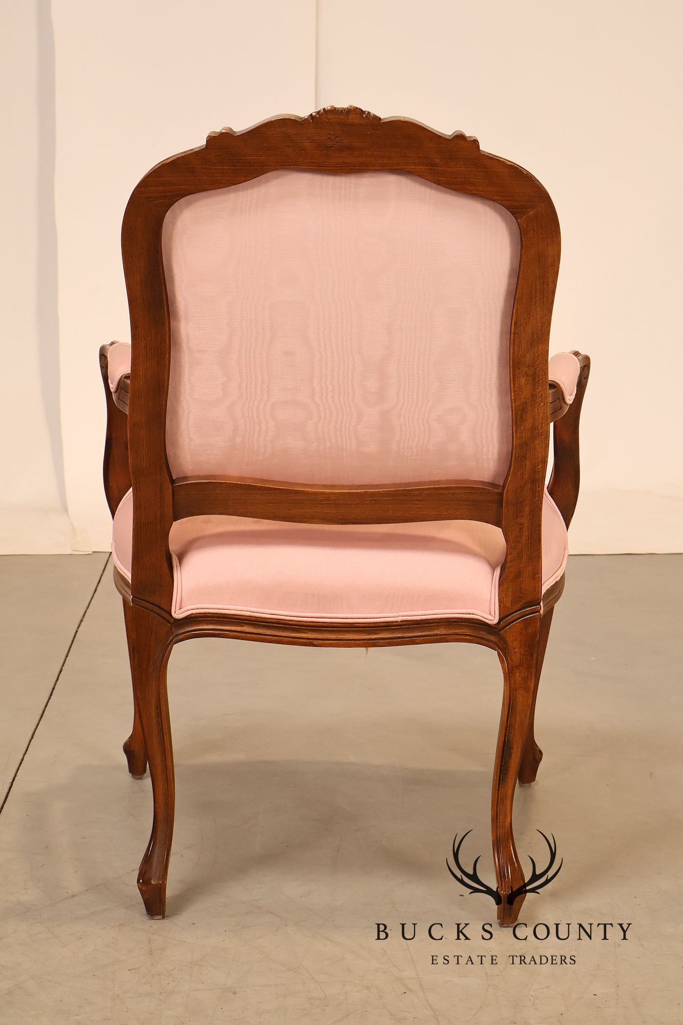 Ethan Allen French Louis XV Style Fauteuil Armchair
