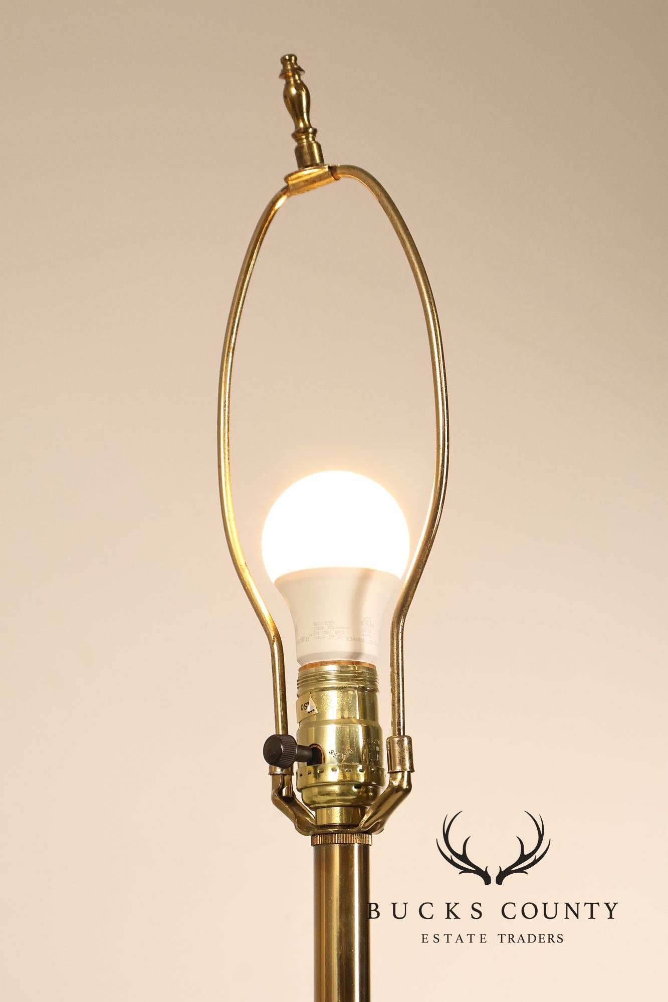 Stiffel Vintage Pair of Brass Table Lamps