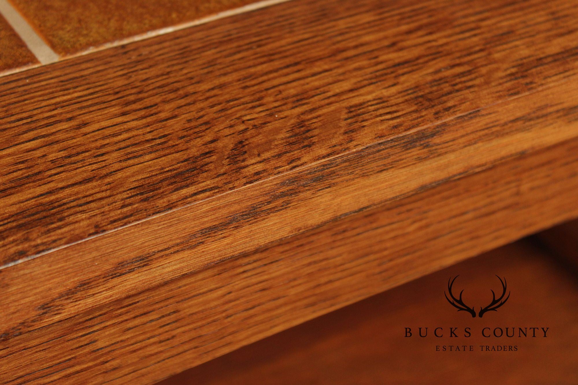 Stickley Mission Collection Pair Of Oak Tile Top End Tables