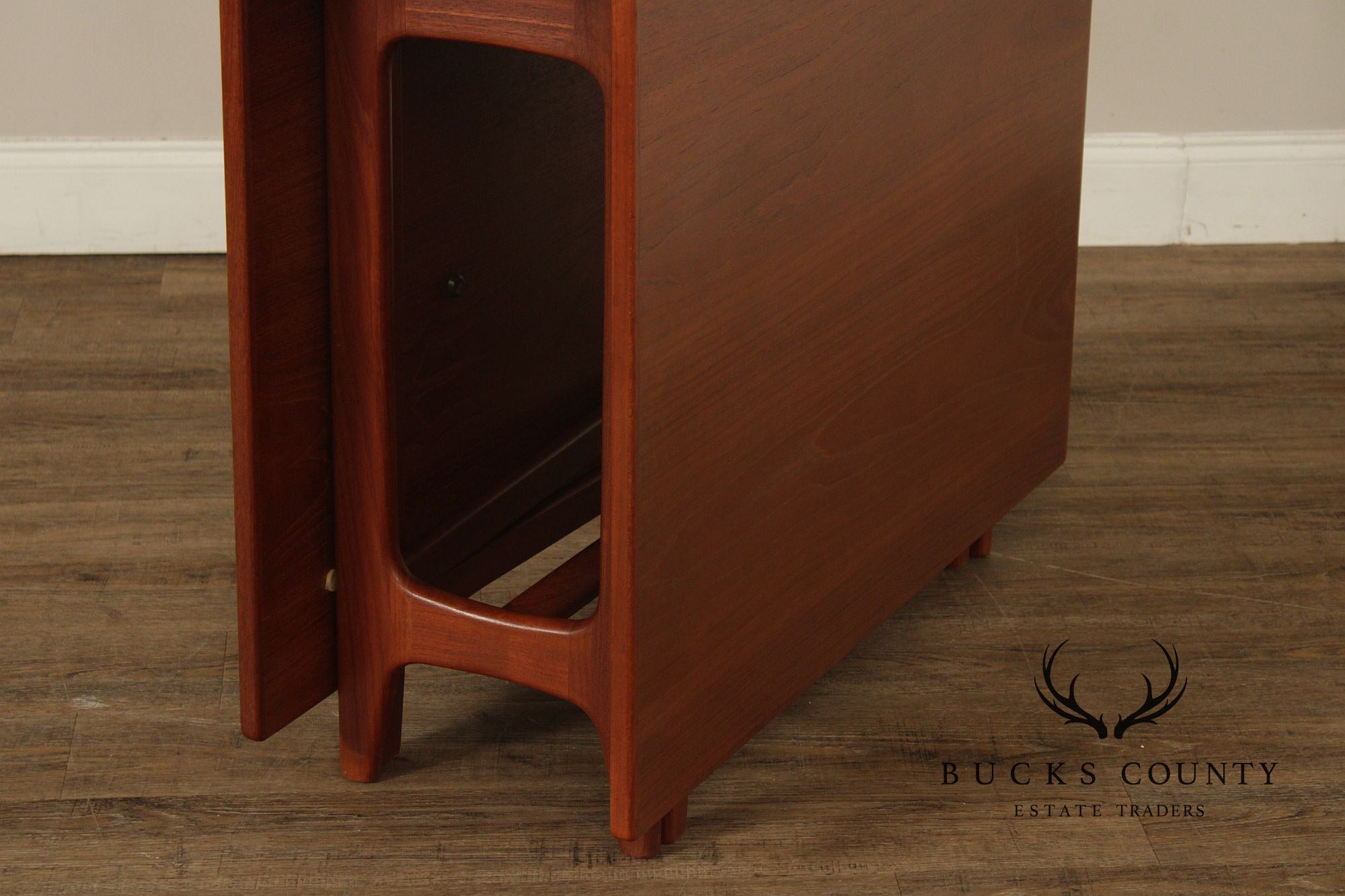 Kleppe Møbelfabrik Danish Modern Teak Drop-Leaf Dining Table