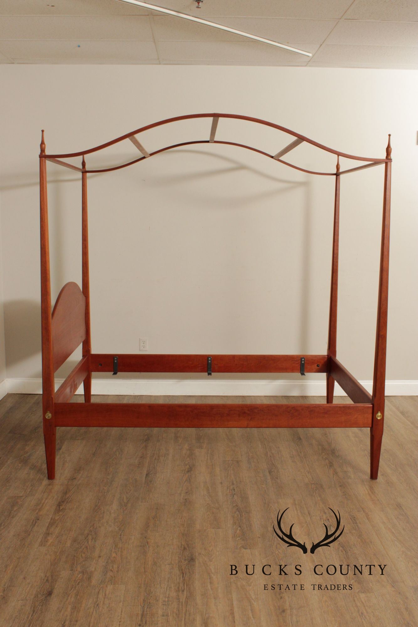 David Margonelli Custom Crafted Full Size Cherry Canopy Poster Bed