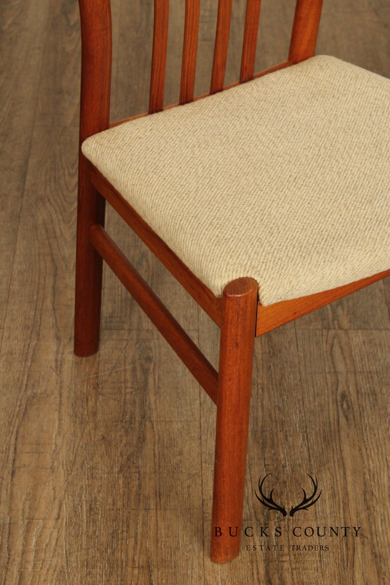 Schou Andersen Møbelfabrik Danish Modern Set of Four Teak Dining Chairs