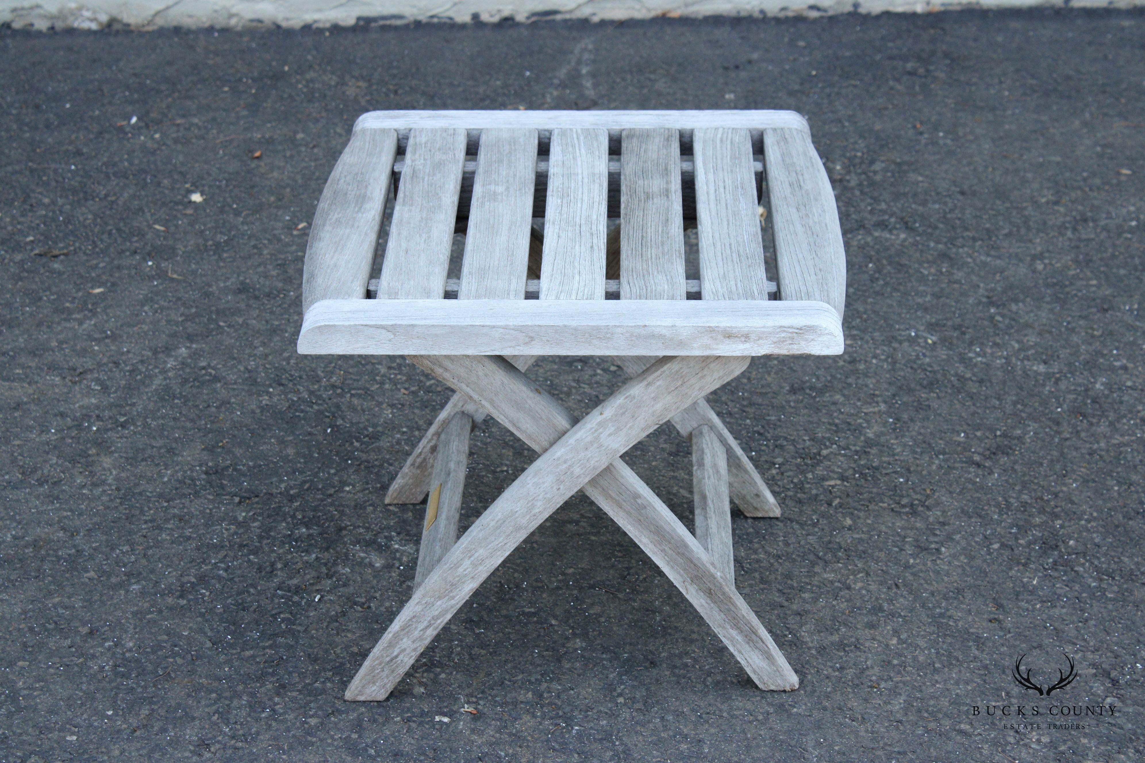 Kingsley-Bate Outdoor Patio 'St. Tropez' Teak Side Table