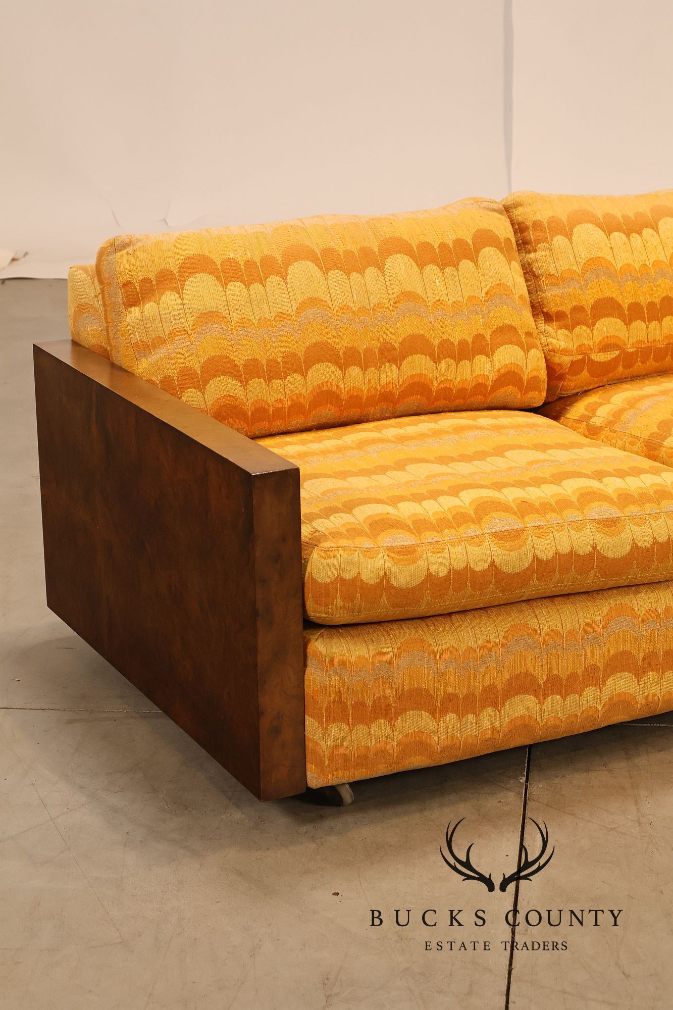 Thayer Coggin Milo Baughman Mid Century Modern Sofa