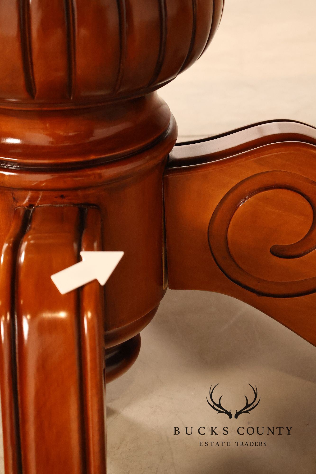 Exceptional Italian Burlwood Inlaid Double Pedestal Extendable Dining Table