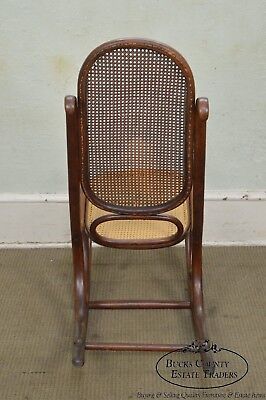 Thonet Vintage Antique Bentwood Rocker Rocking Chair