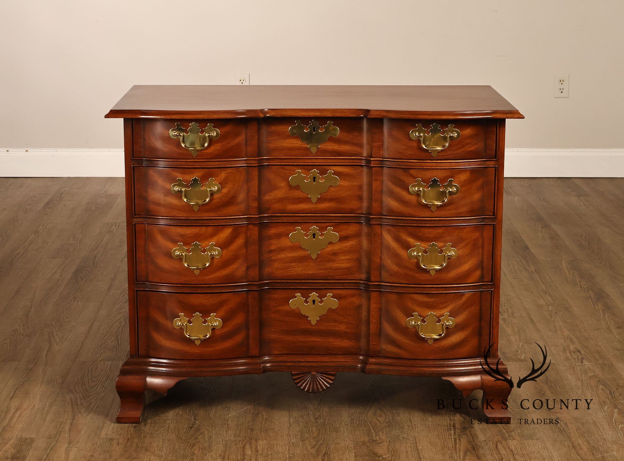 Henkel Harris SPNEA Mahogany Blockfront Chest