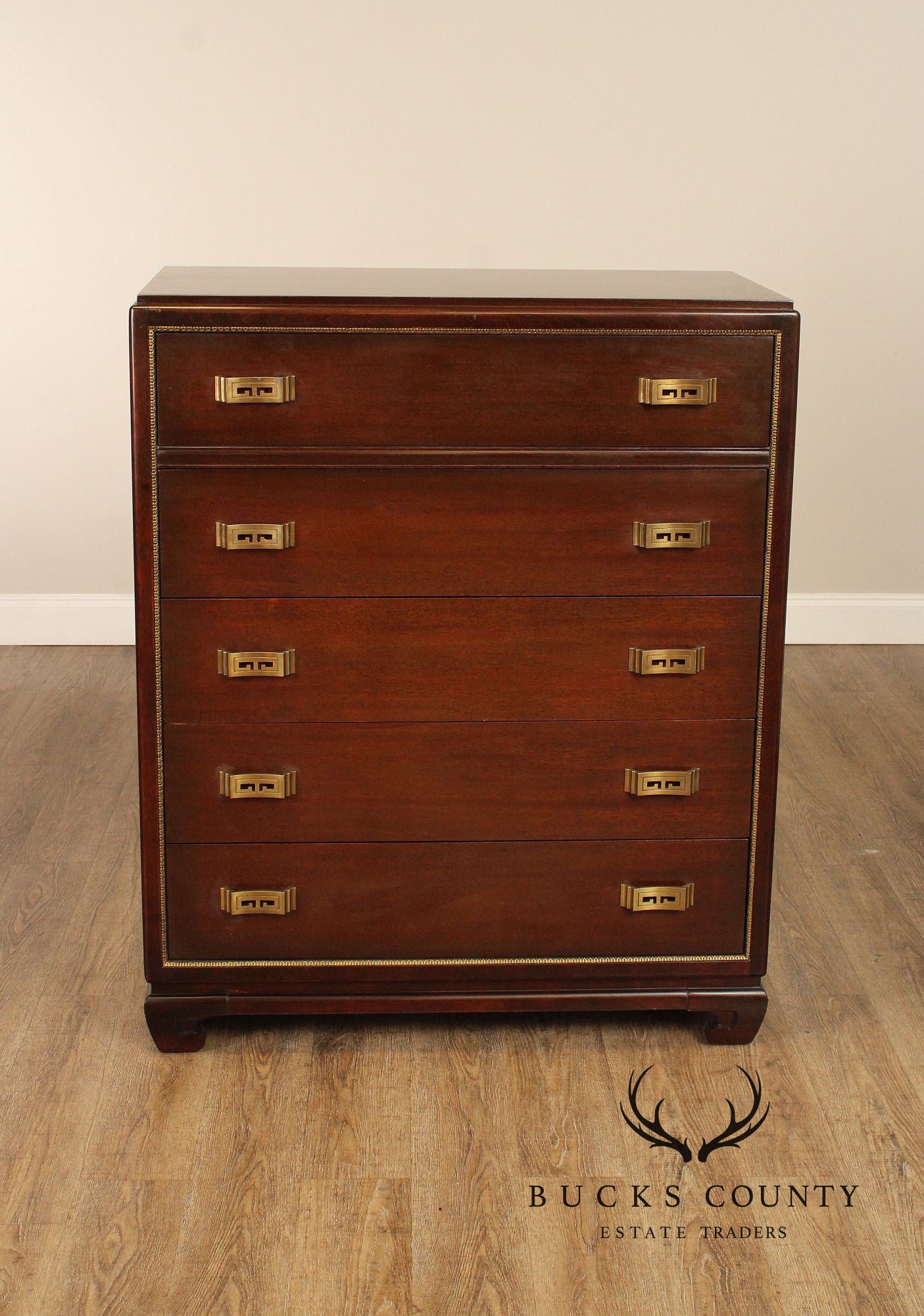 Rway Asian Inspired Mahogany Chest of Drawers