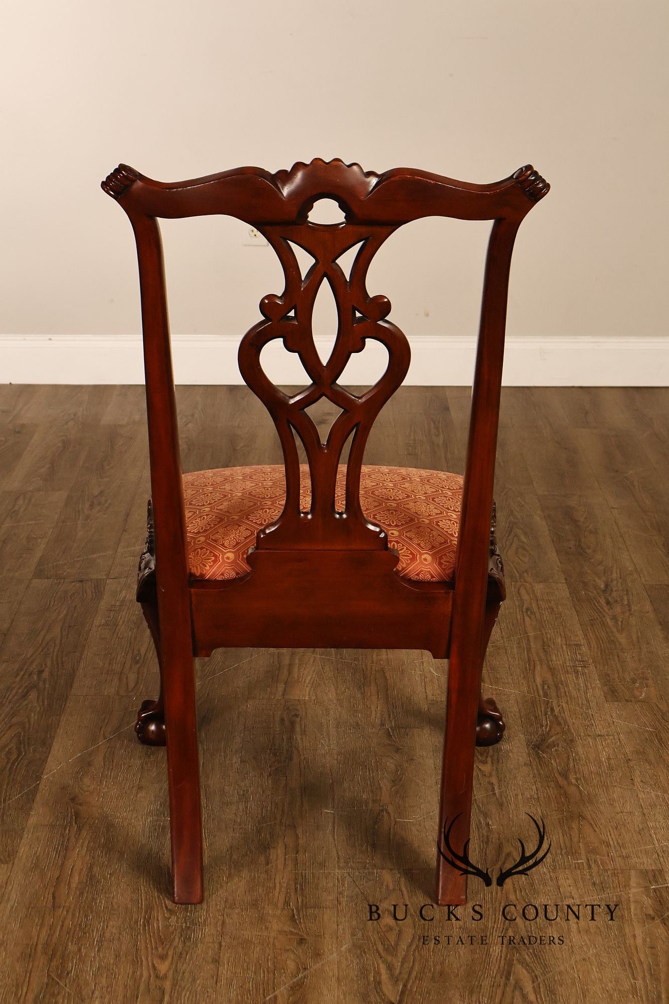 Henredon Chippendale Style Set of Six Mahogany Dining Chairs