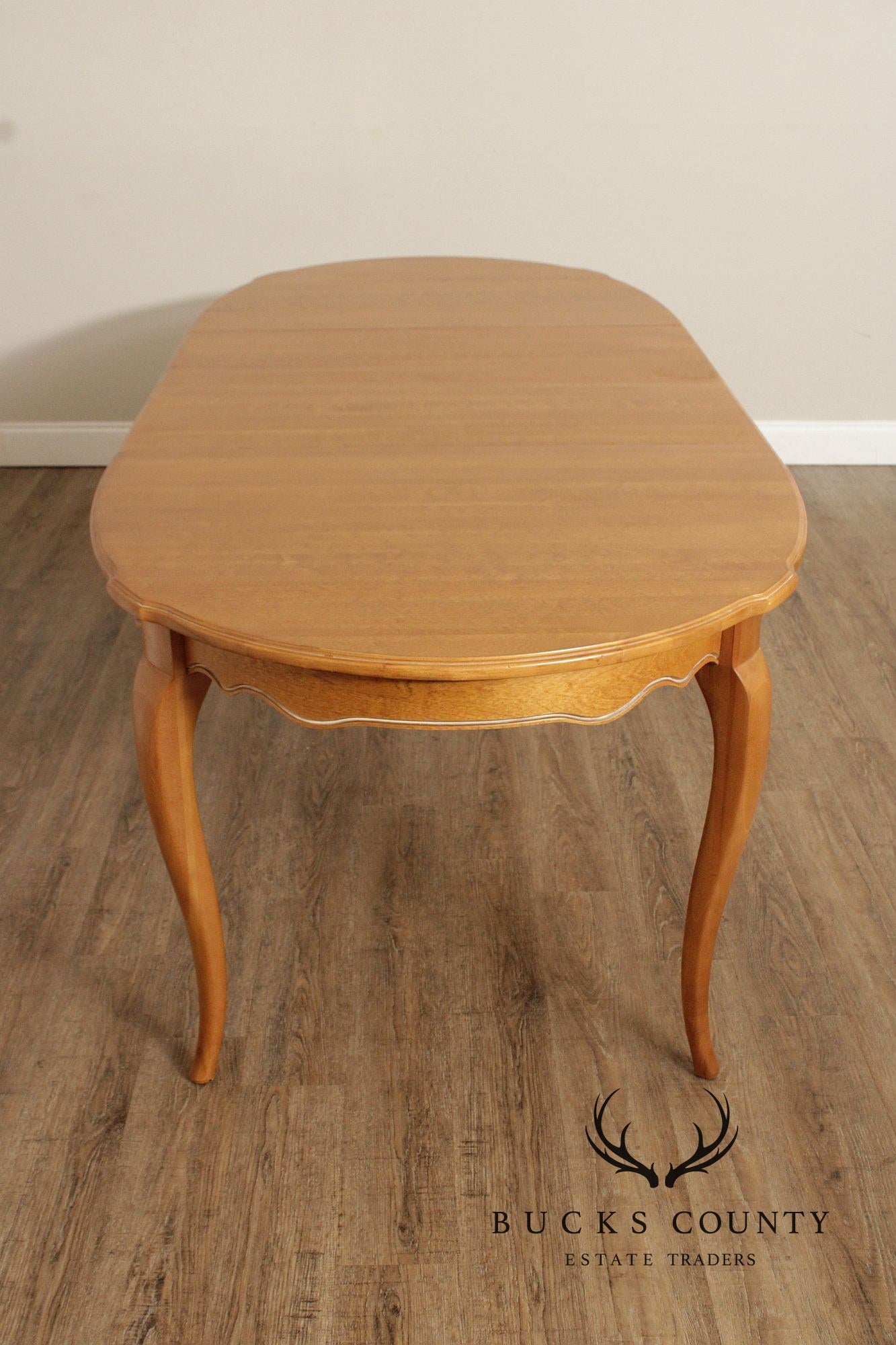 Ethan Allen 'Country French' Oval Top Expandable Dining Table