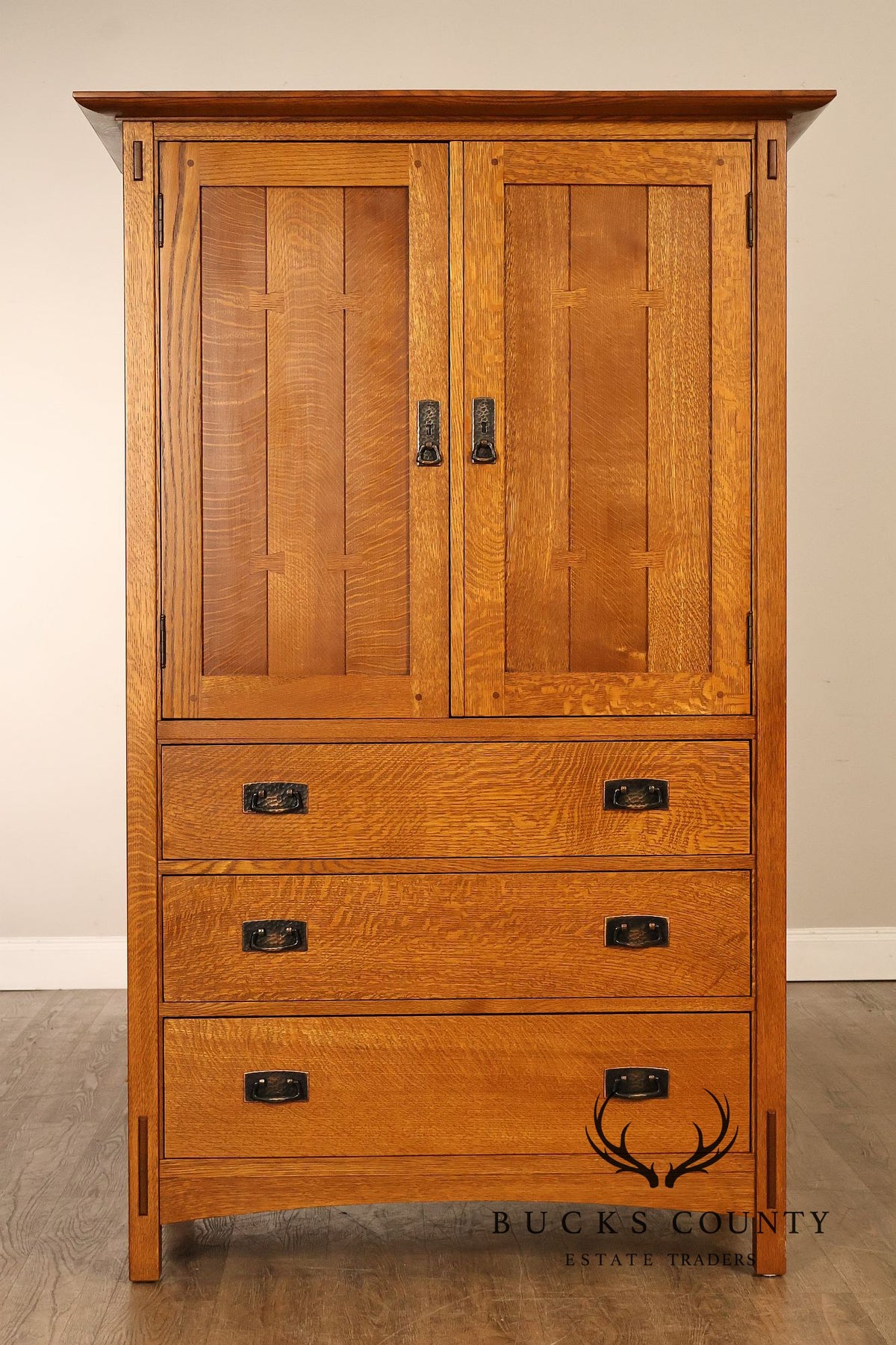 Stickley Mission Collection Oak Door Chest