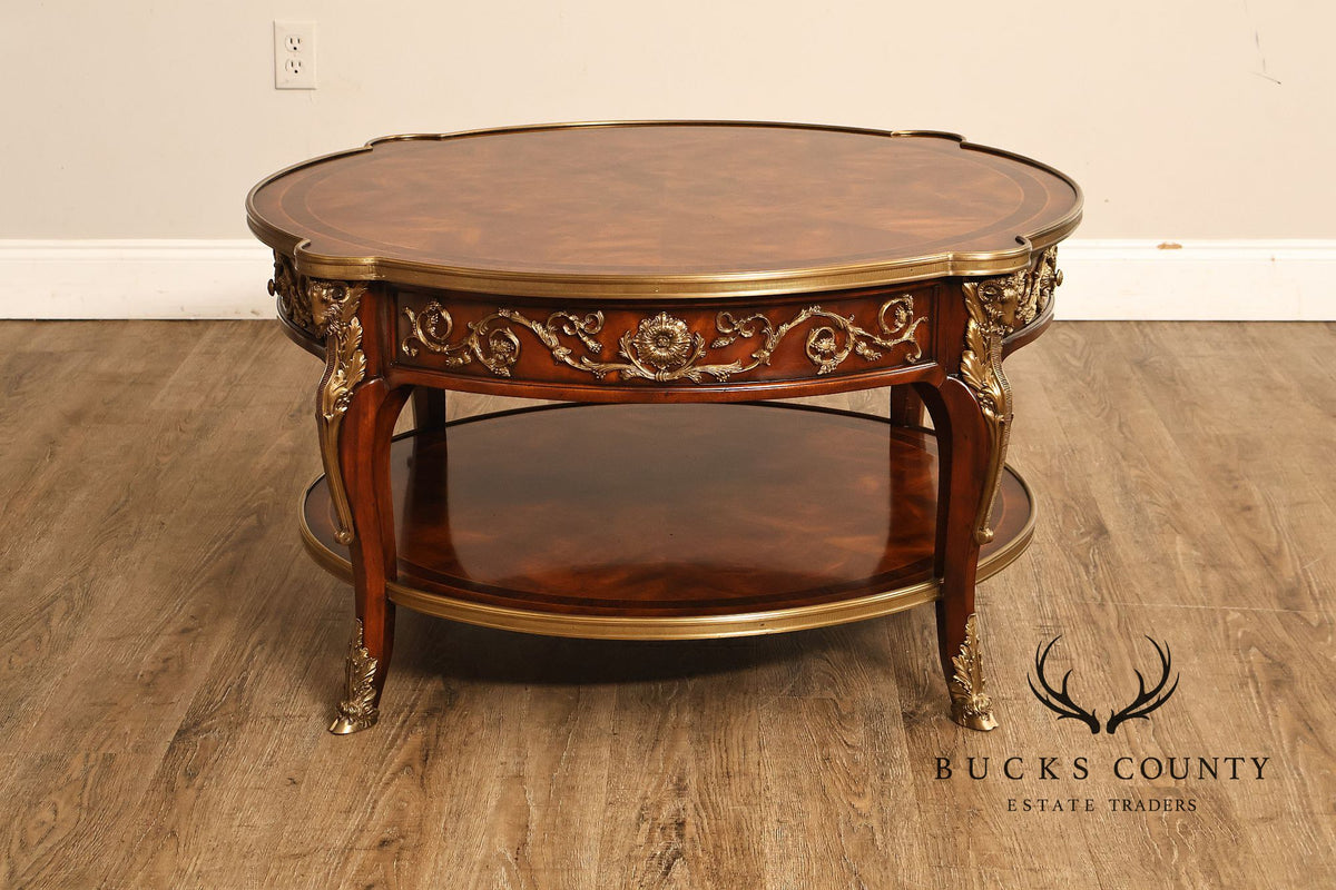 Theodore Alexander 'Capital' Mahogany Coffee Table
