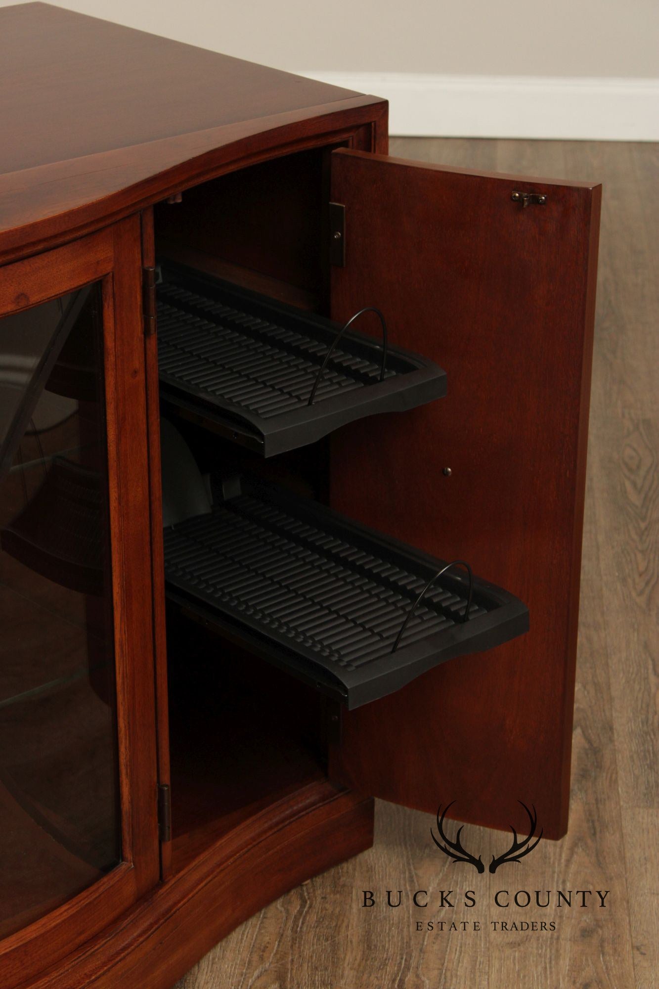 Thomasville 'Bogart' Mahogany Media Cabinet