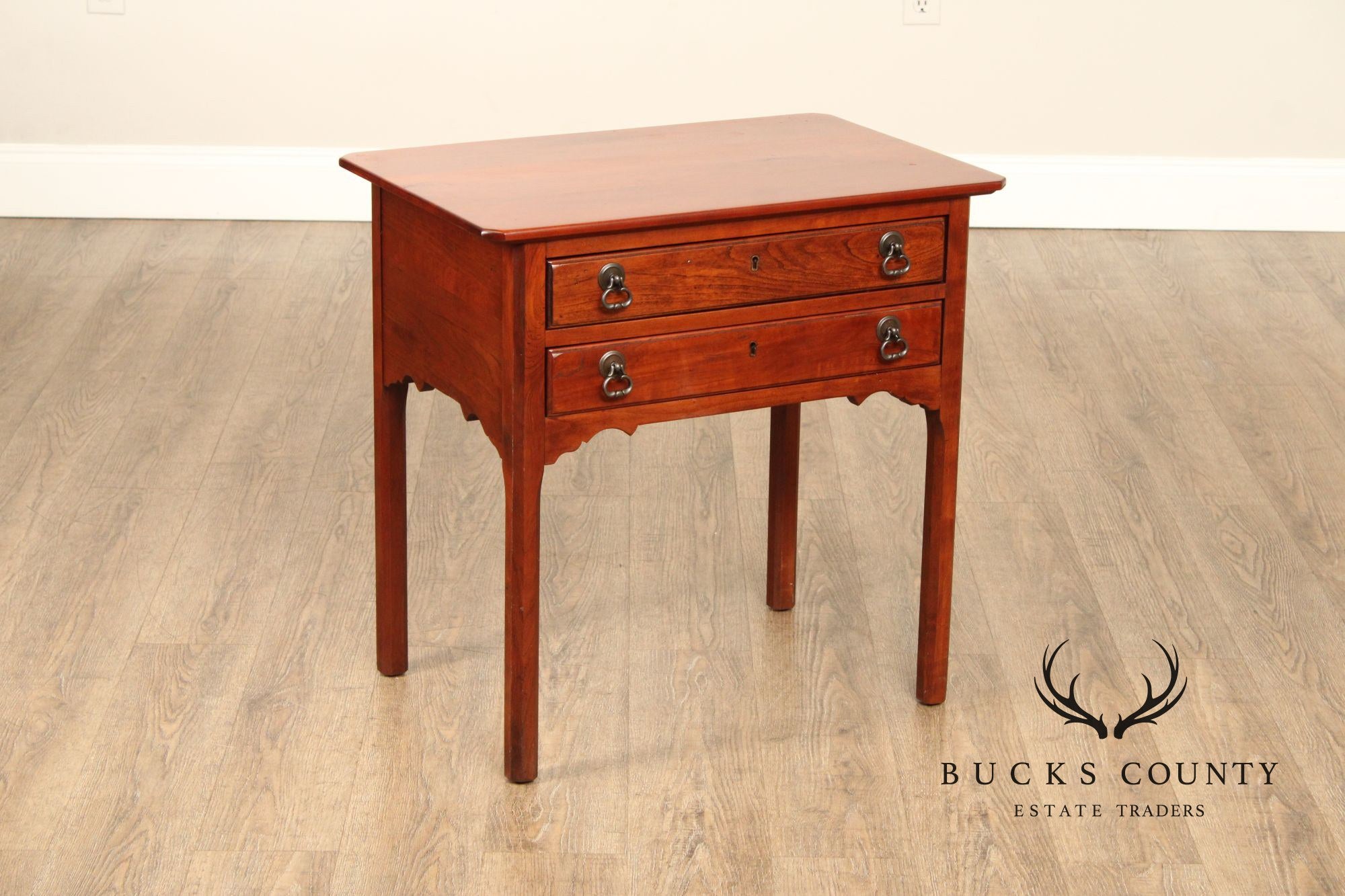 Lexington Bob Timberlake Pair of Cherry Two-Drawer Side Tables