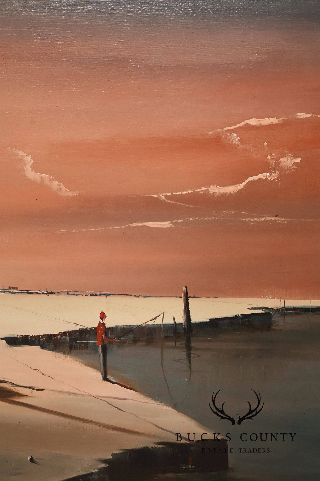 John Stancin Surrealist Oil Painting, Deserted