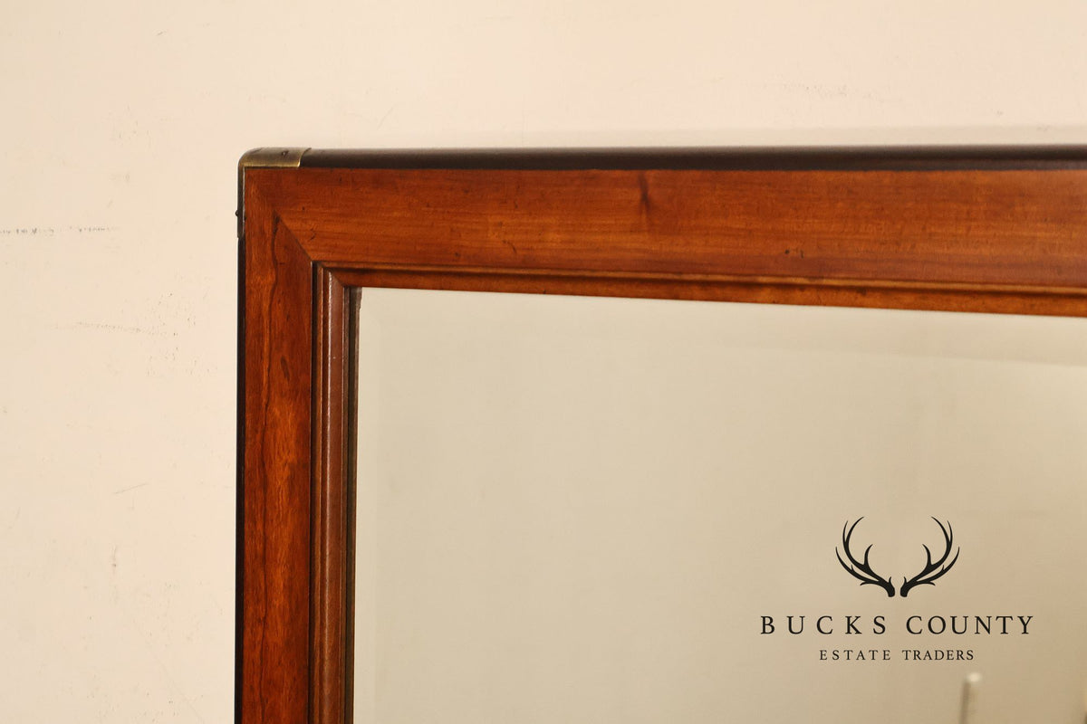 Campaign Style Brass Bound Mirror