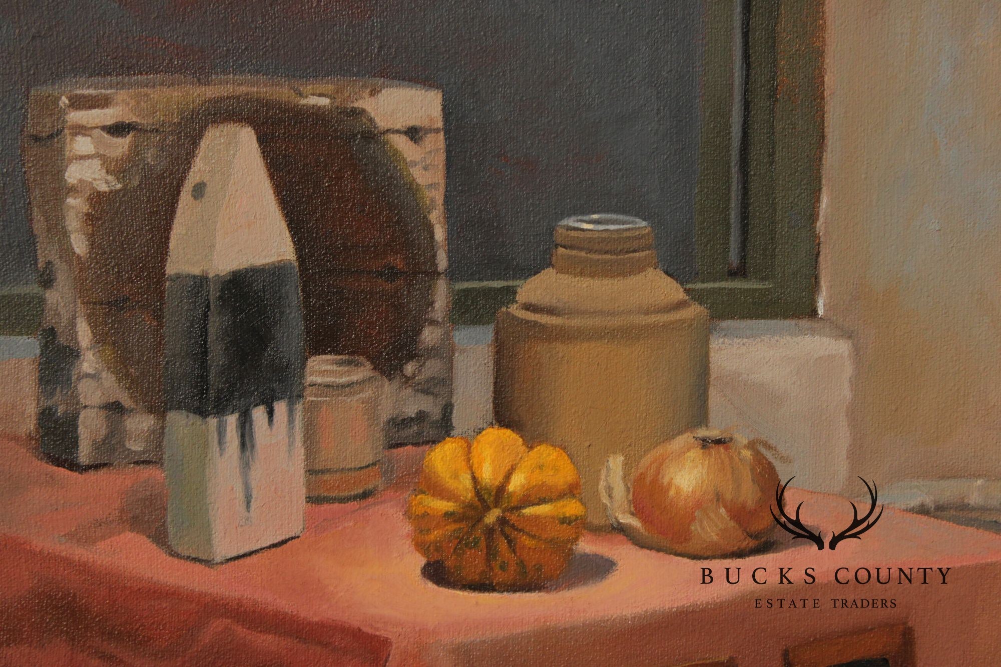 Dante Celia Surrealist Still-Life Oil Painting