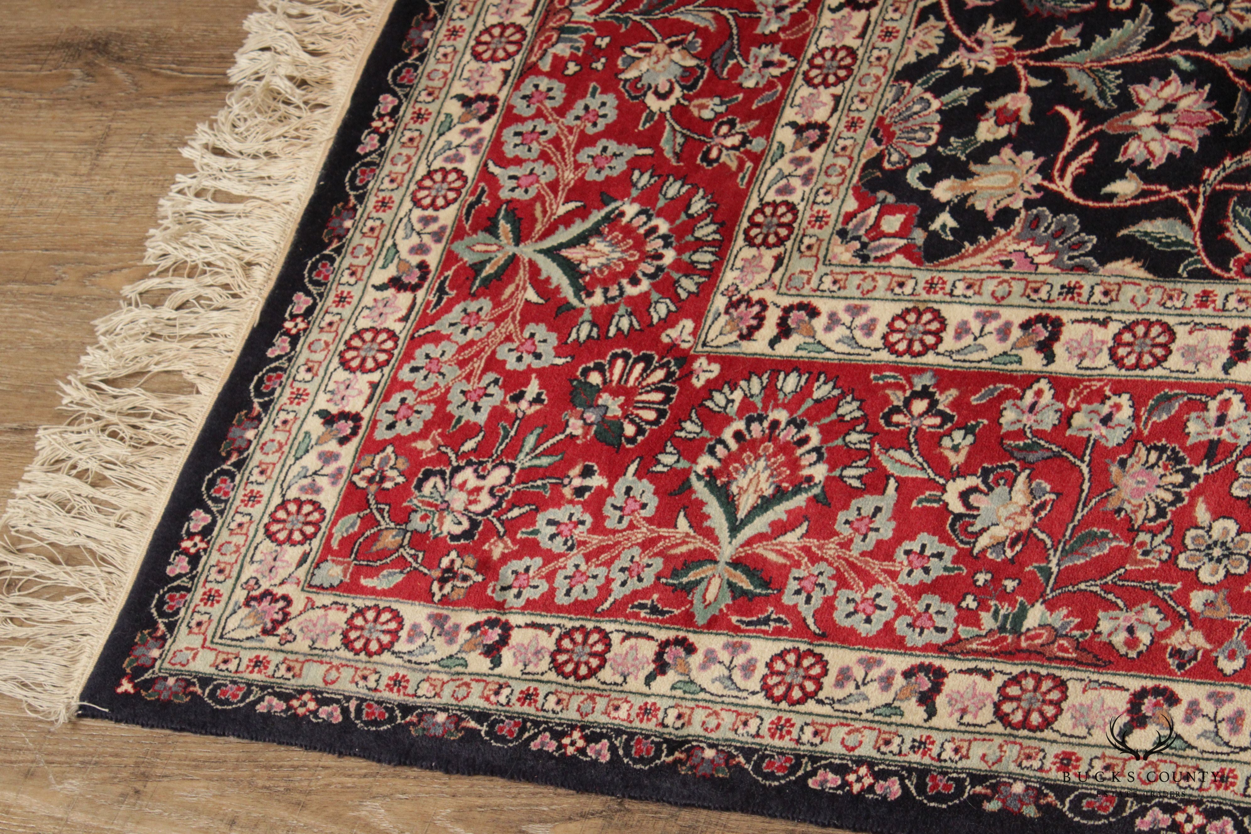 Persian Tabriz Hand-Tied Area Rug, 11' x 8'