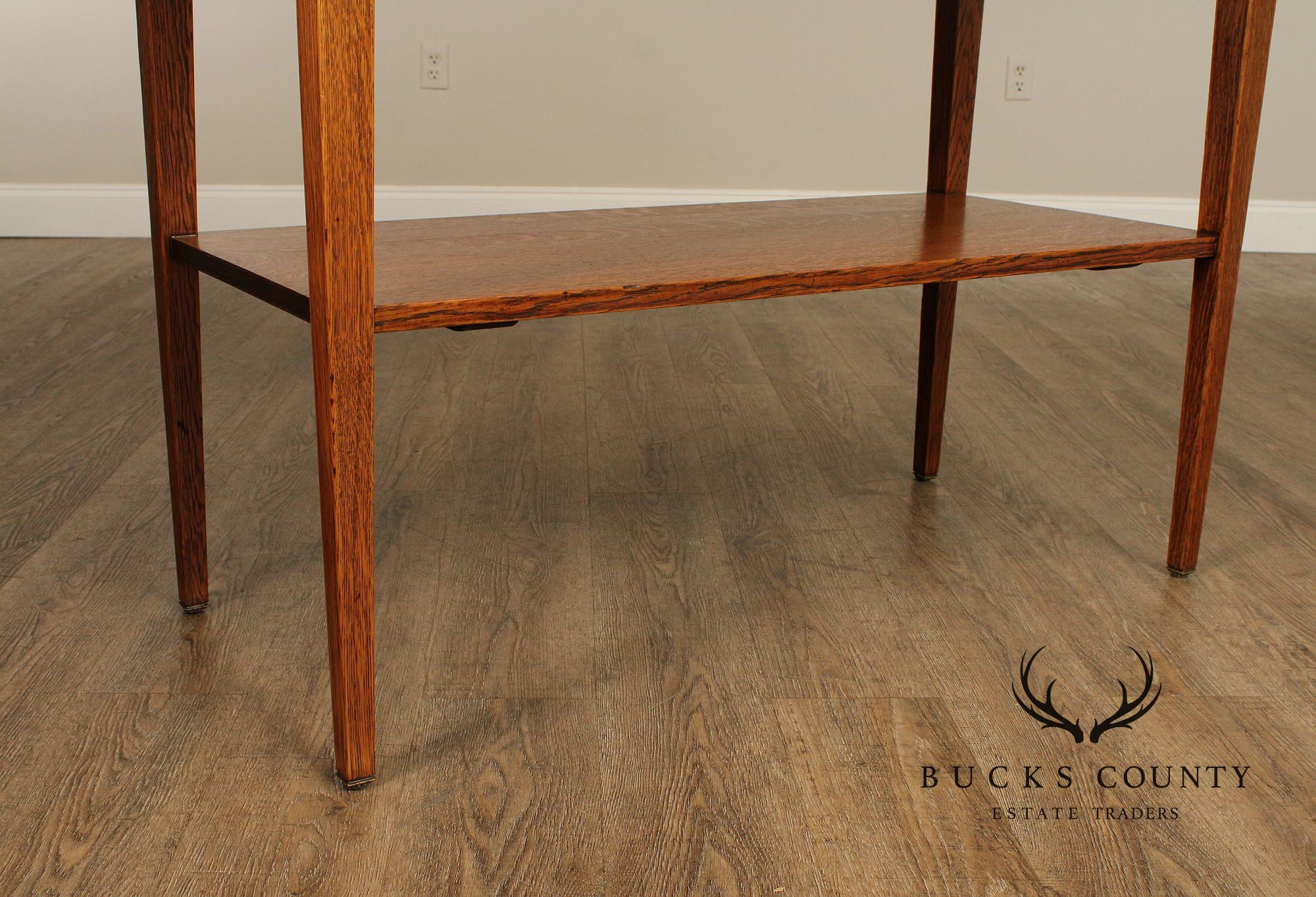 Antique Oak Two Tier Server Sideboard