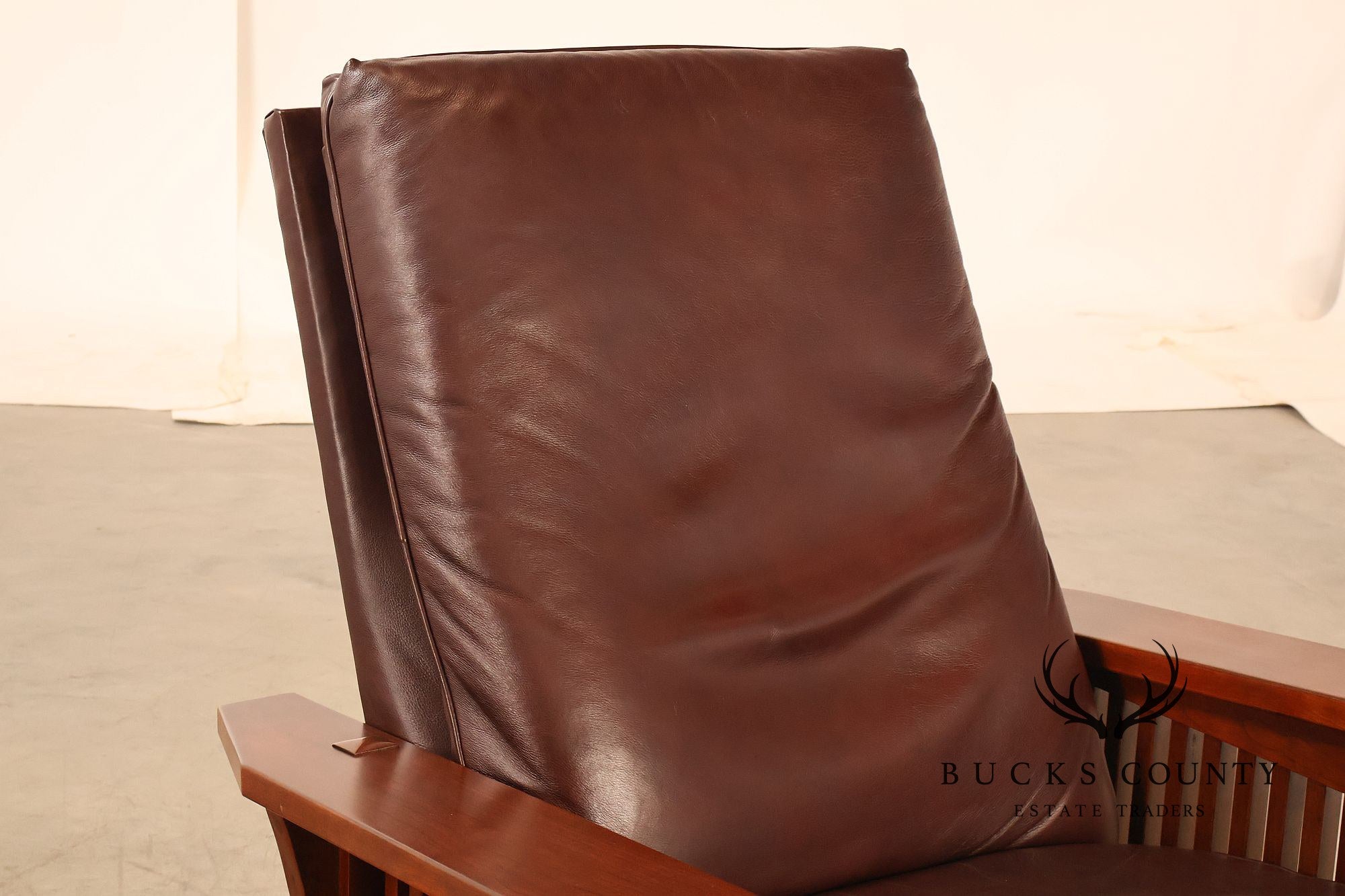 Stickley Mission Collection Cherry Spindle Morris Recliner