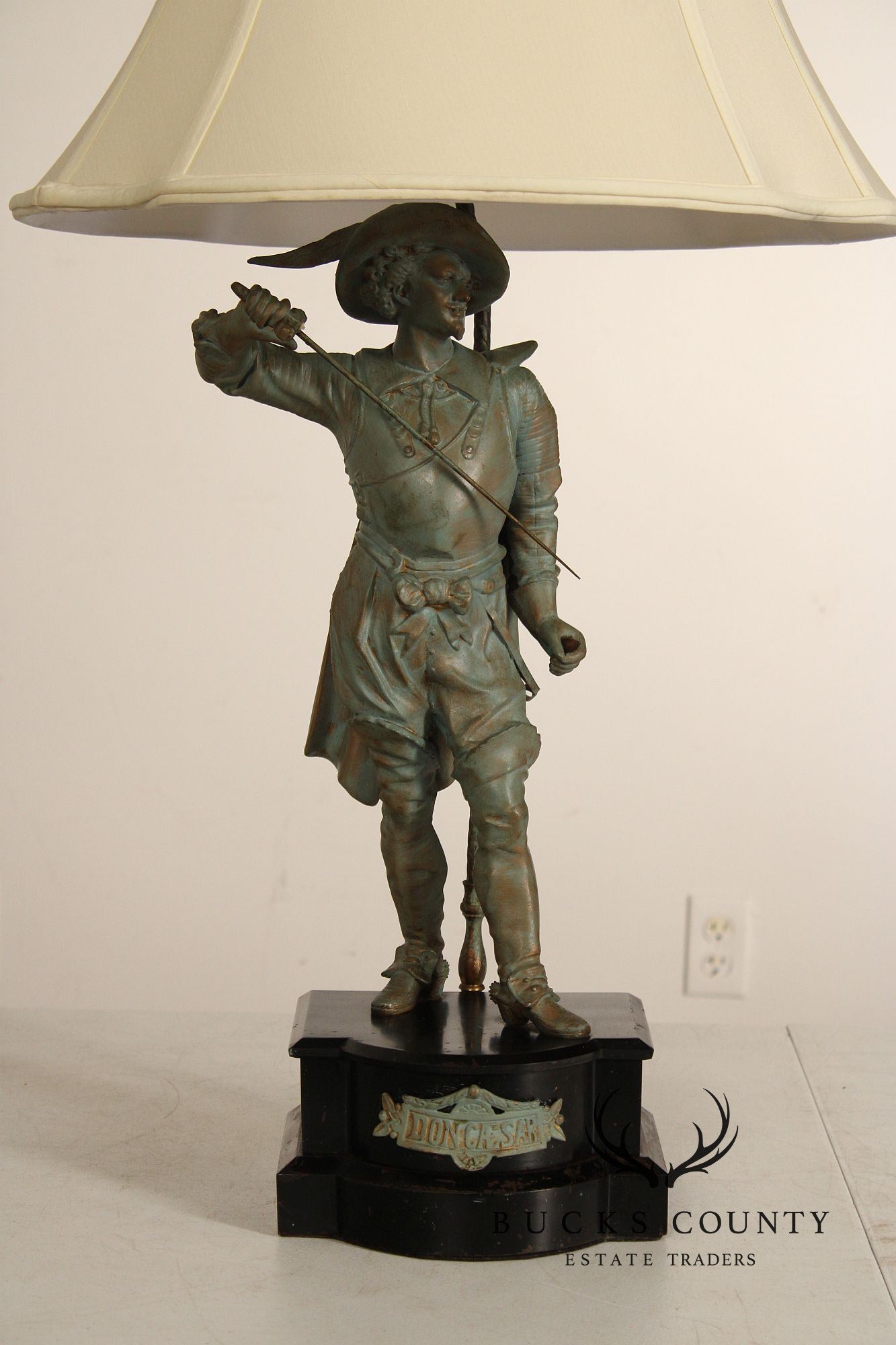 Vintage Pair of Figural Table Lamps