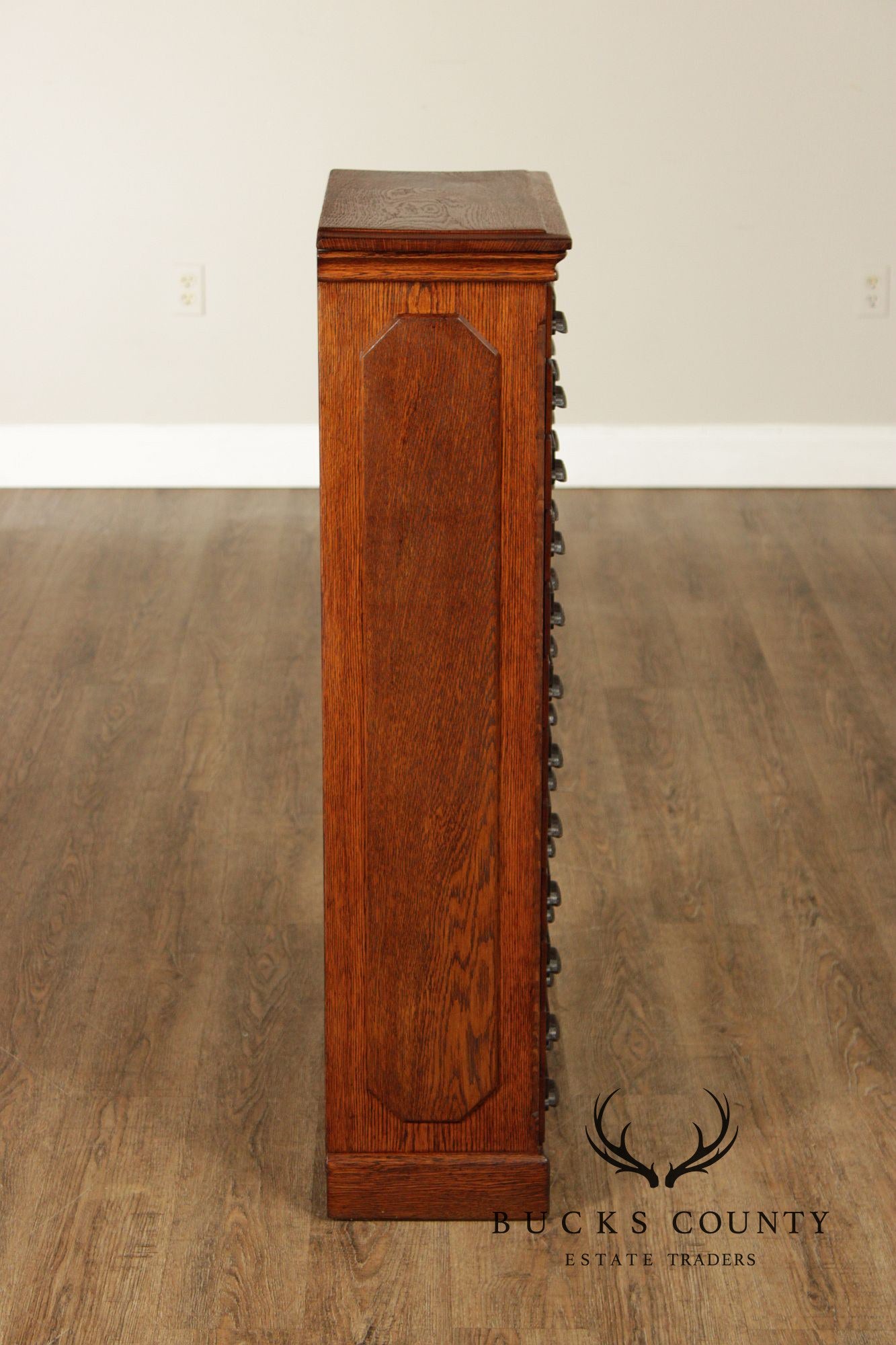 John Danner Antique 36-Drawer Oak Country Store Cabinet