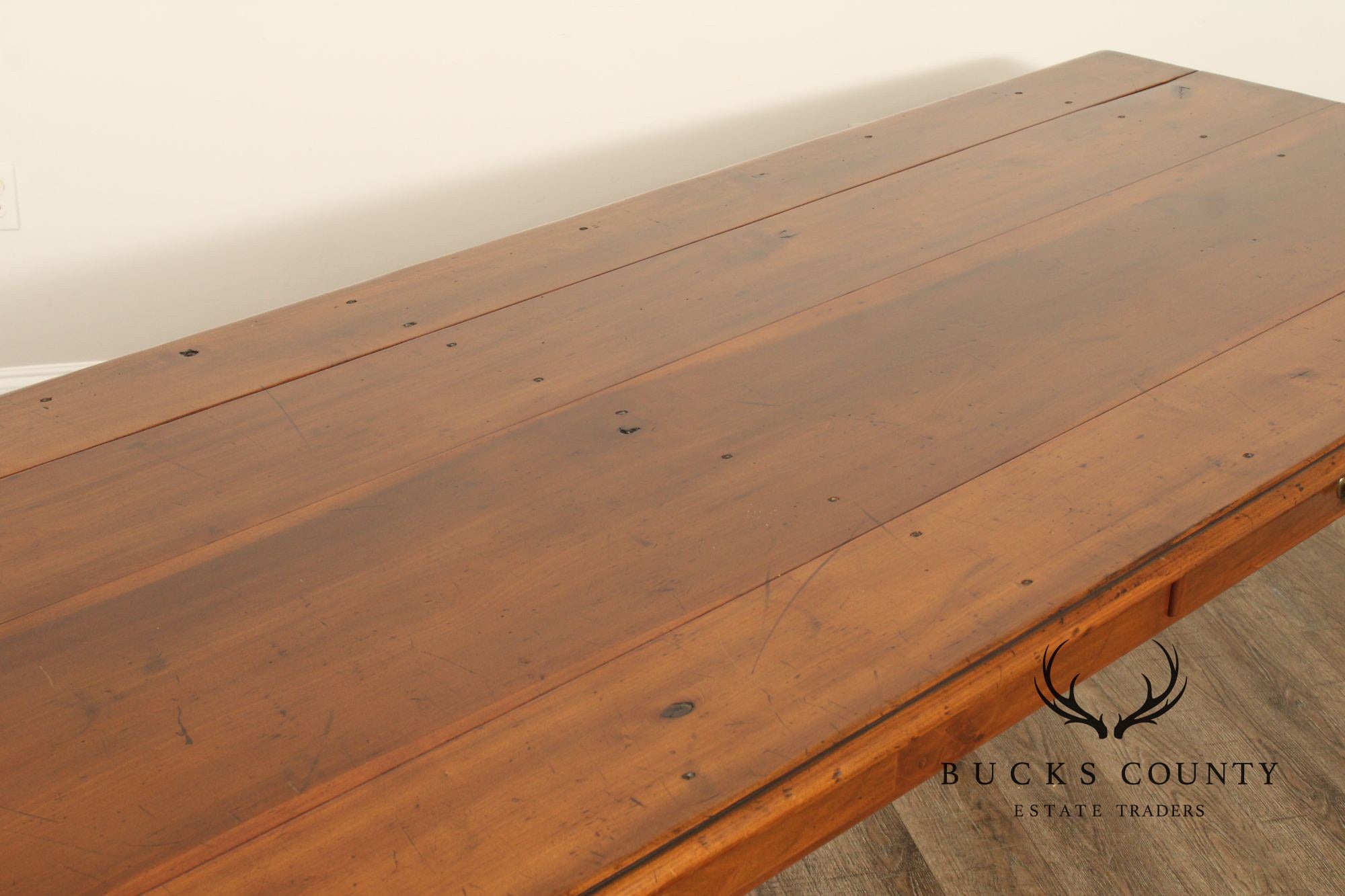 Robert Whitley Studio Handcrafted  Walnut Farmhouse Dining Table