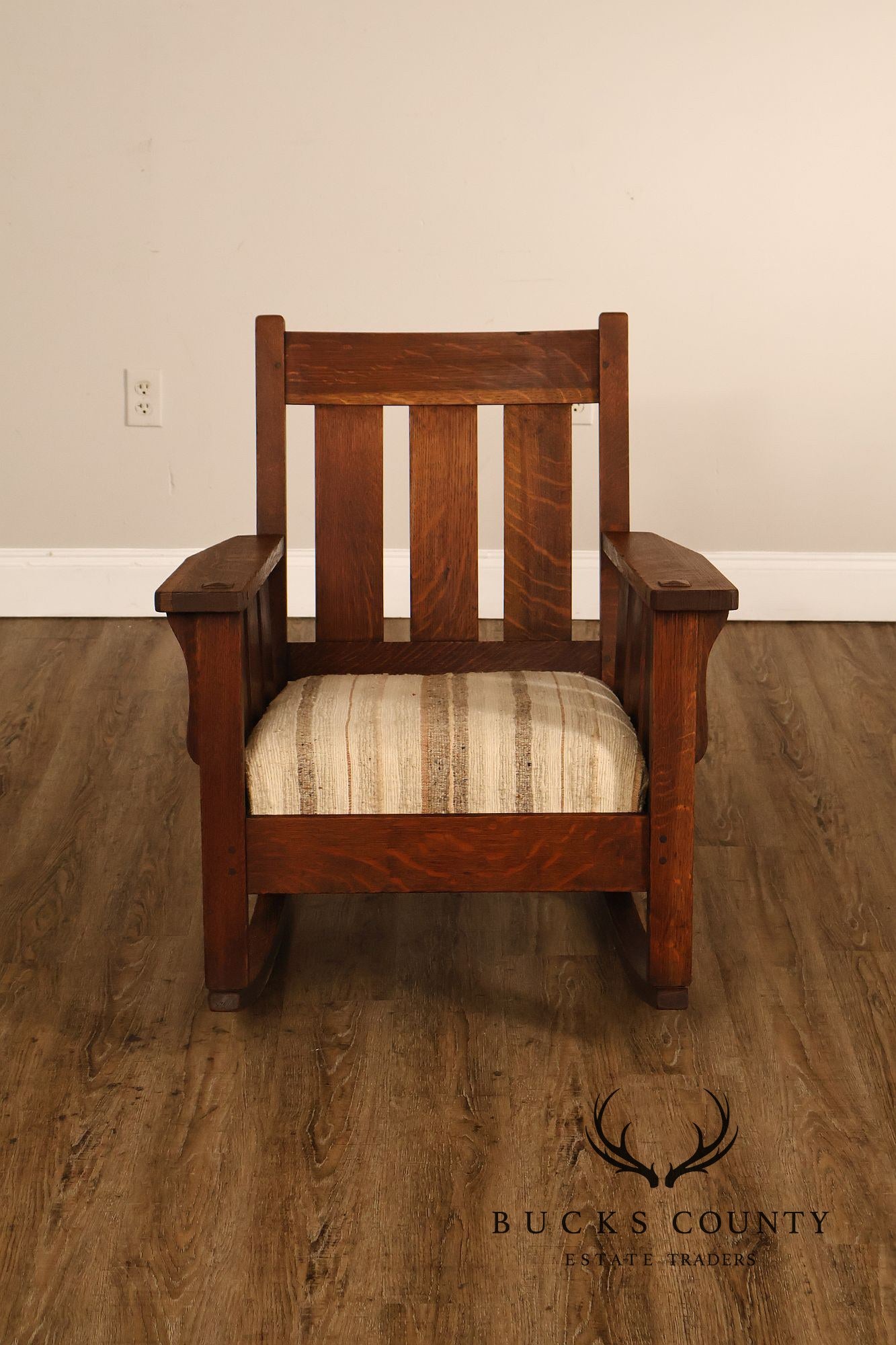 Antique Lifetime Furniture Mission Oak Rocking Chair