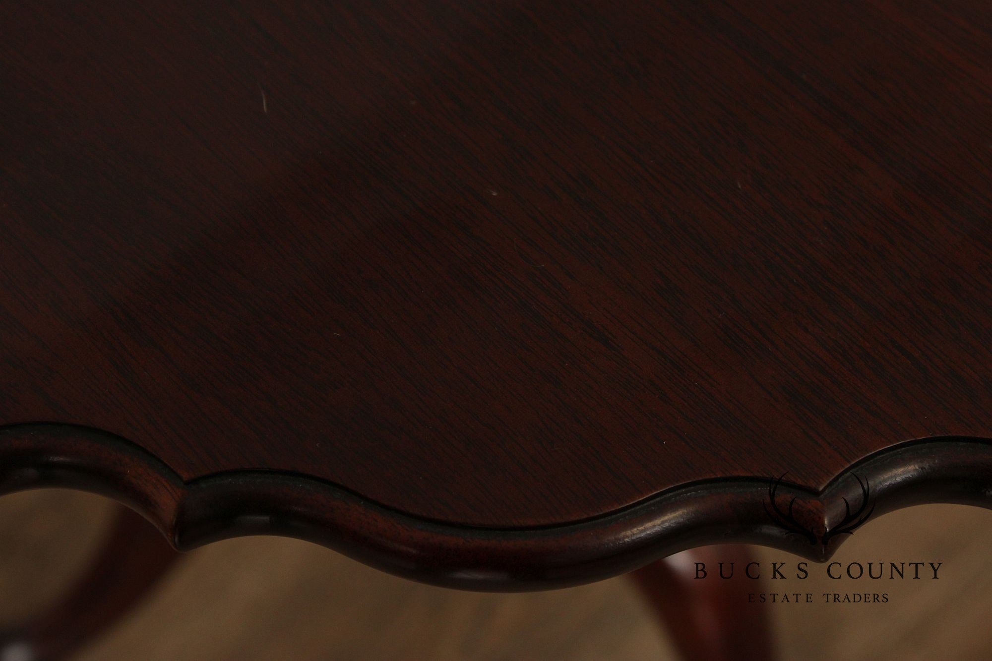 Stickley Federal Style Mahogany Pie Crust Tea Table