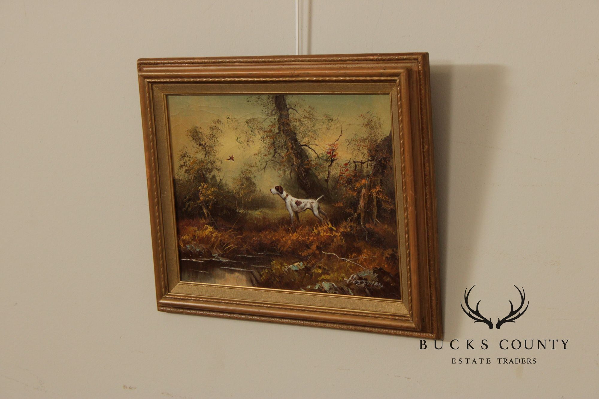 Hoffman English Traditional Oil Painting, Pheasant Hunt