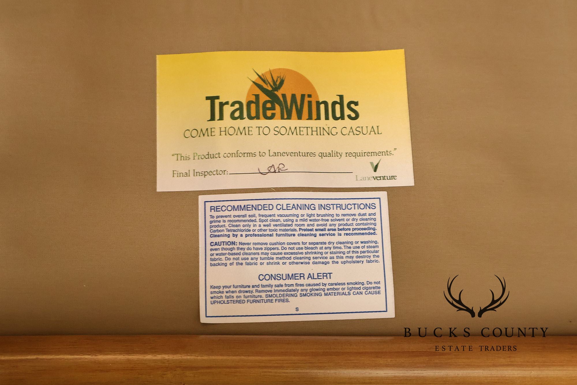 Laneventure Tradewinds Rattan Armchair and Ottoman