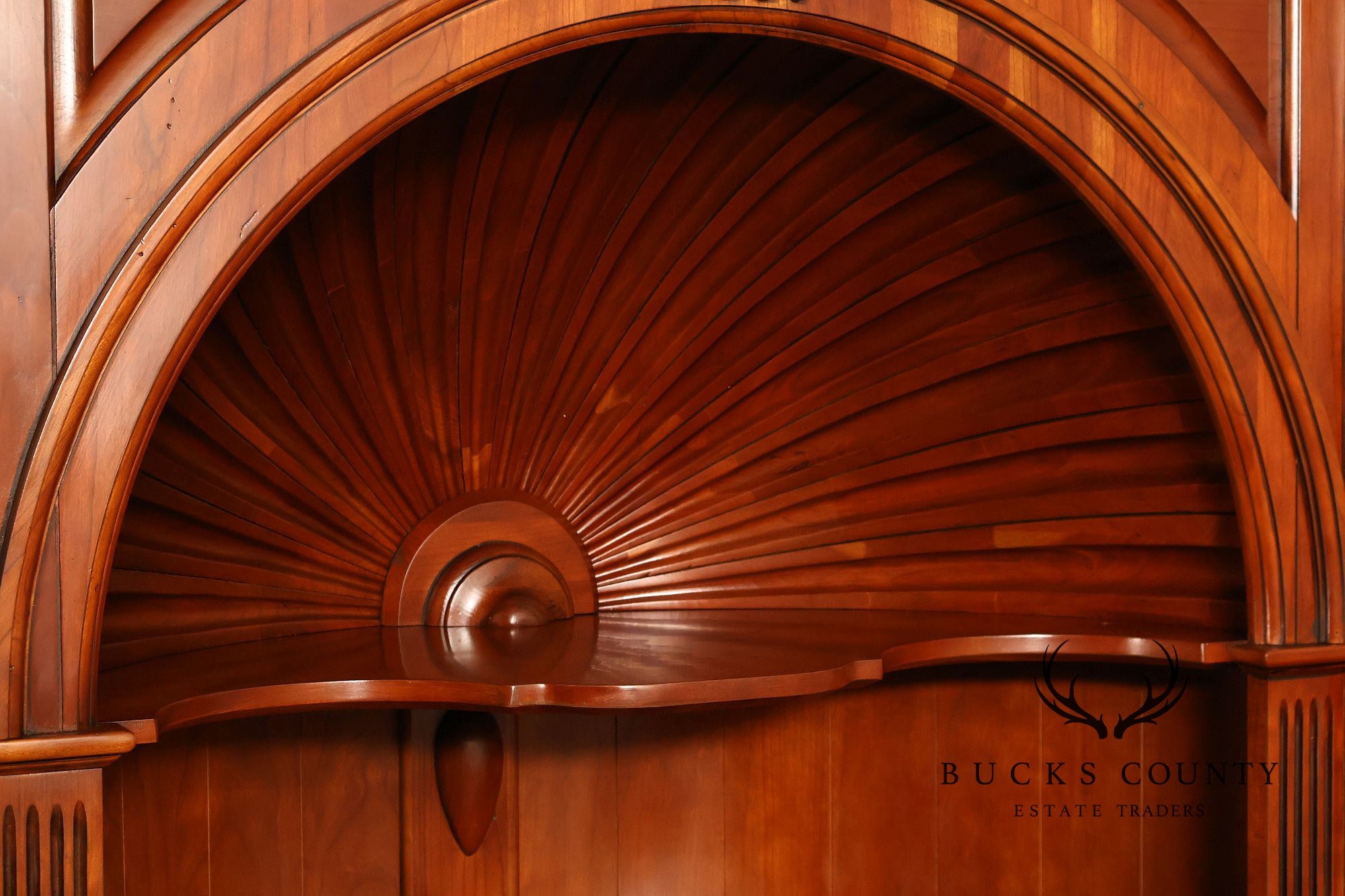 Harden Chippendale Style Cherry Library Bookcase