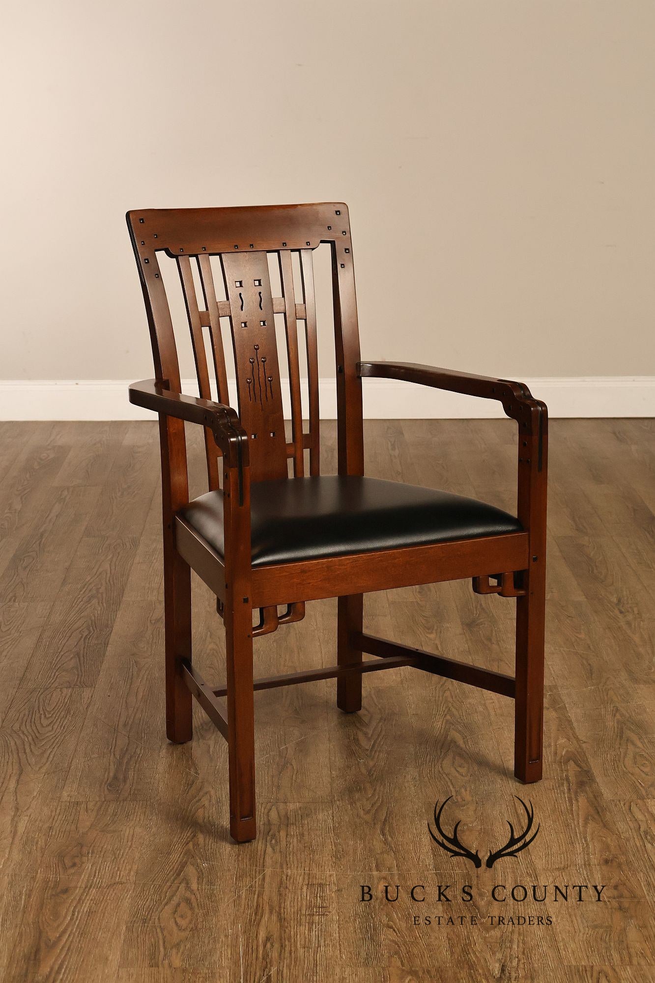 Stickley Pasadena Bungalow Blacker House Set Of Six Mahogany Dining Chairs