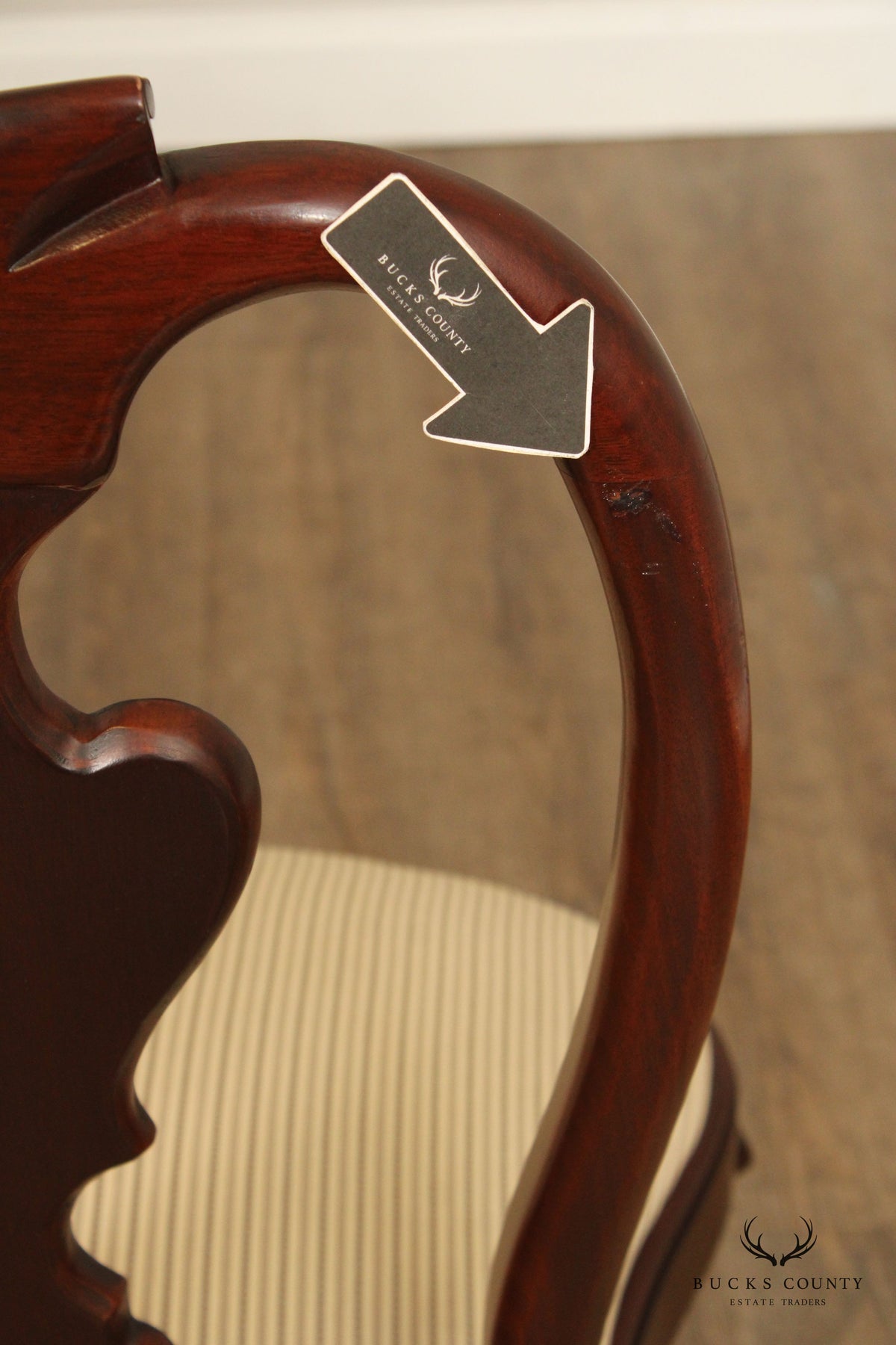 Baker Historic Charleston Collection Set of Six Mahogany Dining Chairs