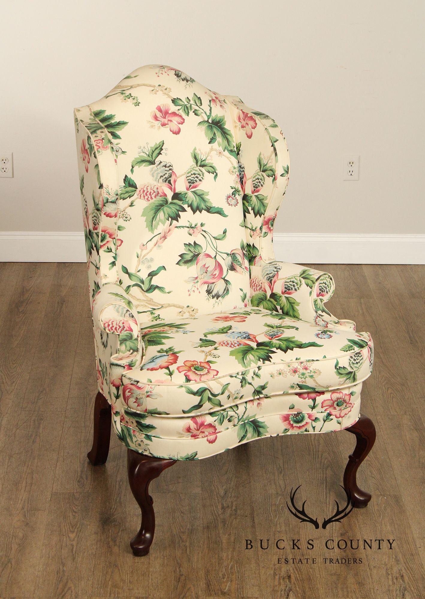 Statesville Chair Co. Georgian Style Wing Chair