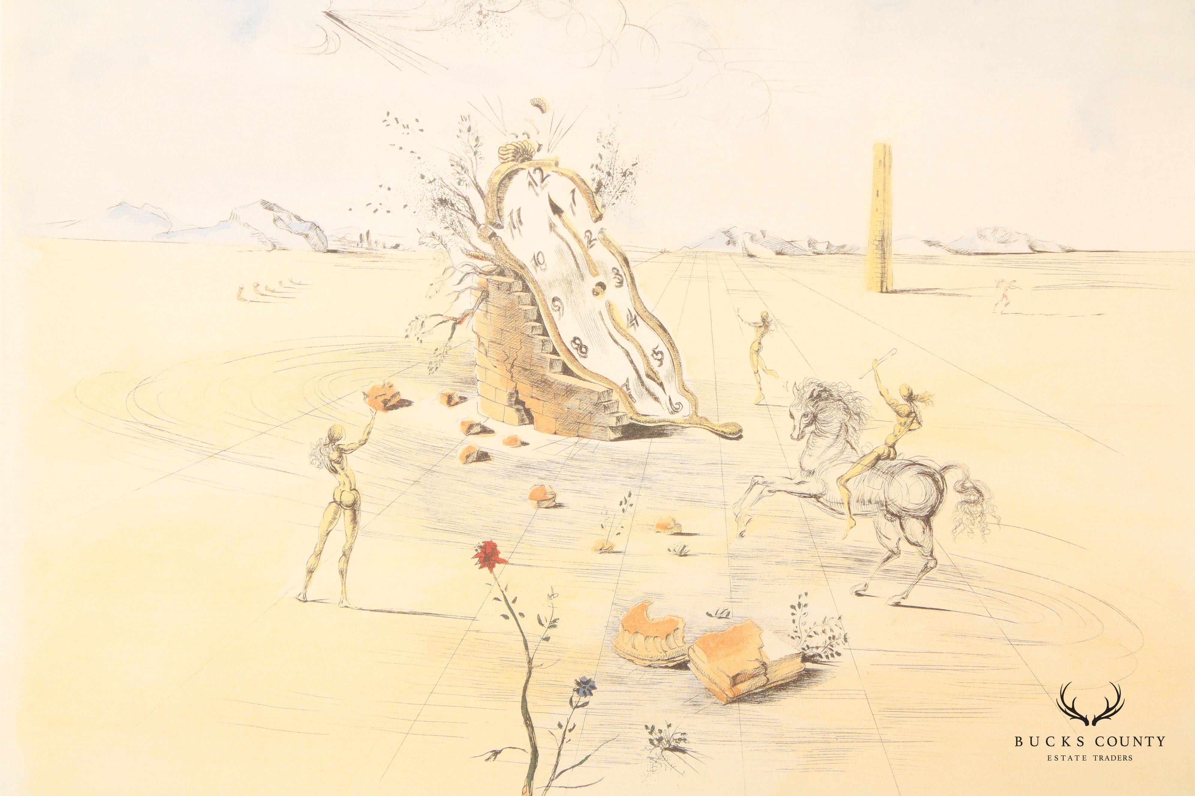 Salvador Dali 'Cosmic Horseman' Limited Edition Lithograph