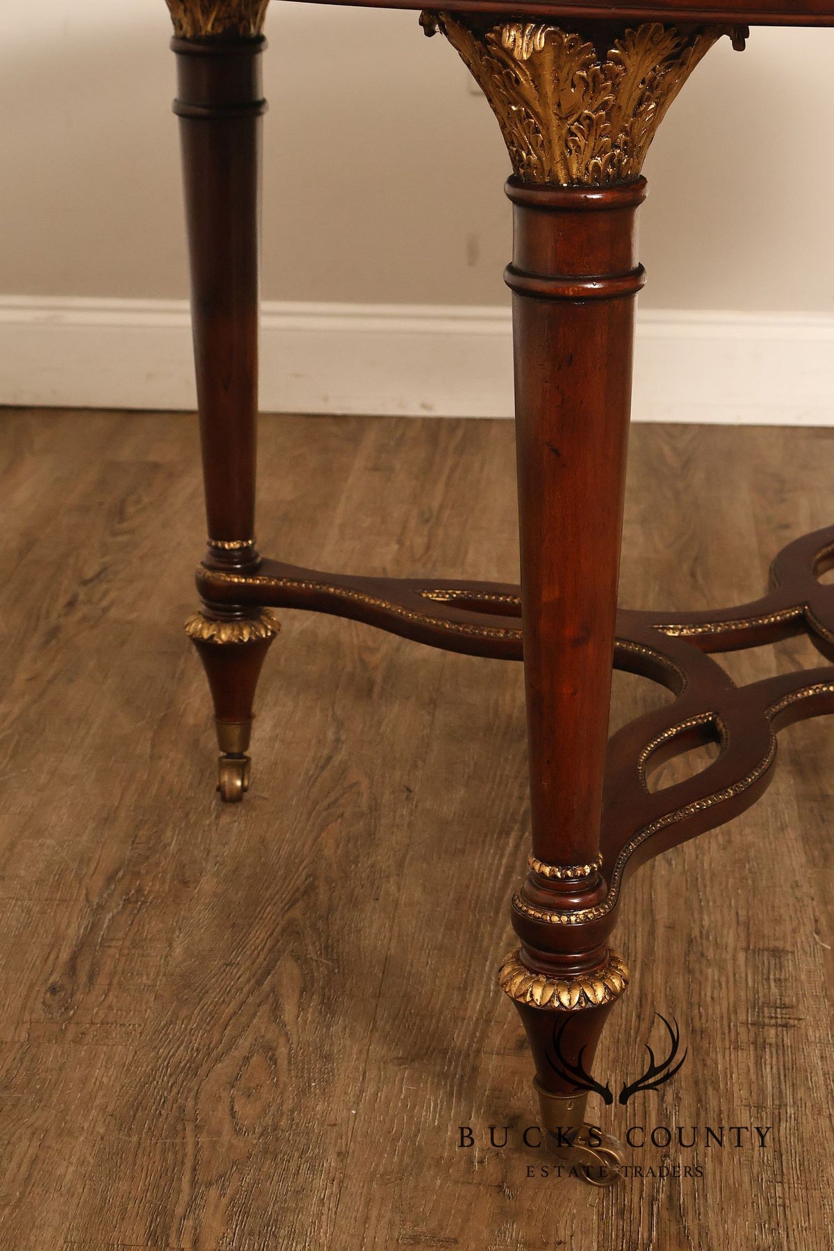 Italian Regency Style Mahogany Center Table