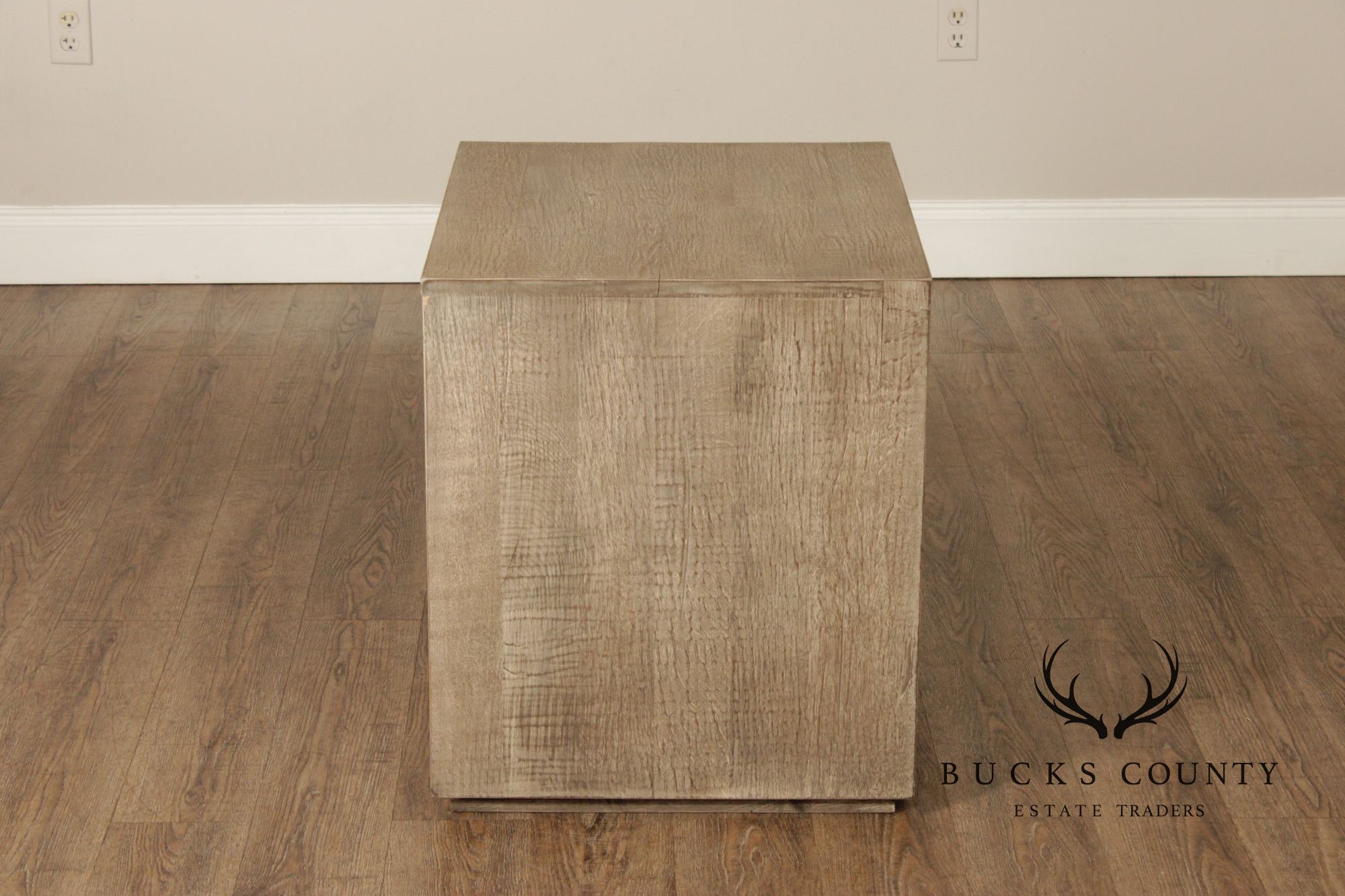 Restoration Hardware Reclaimed Oak Closed Nightstand