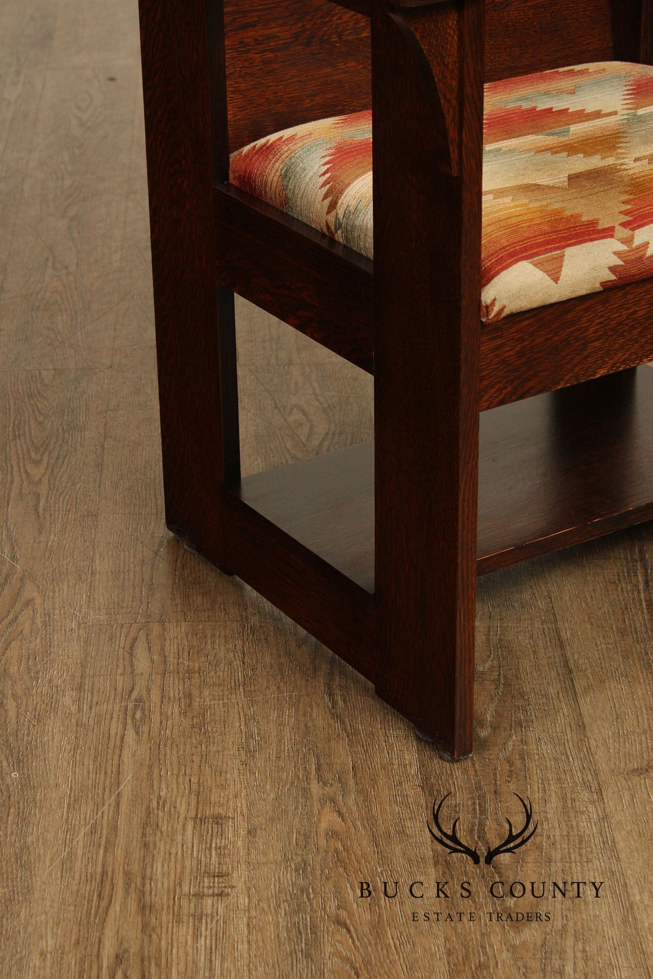 Stickley Mission Collection Limbert Style Oak Cafe Chair