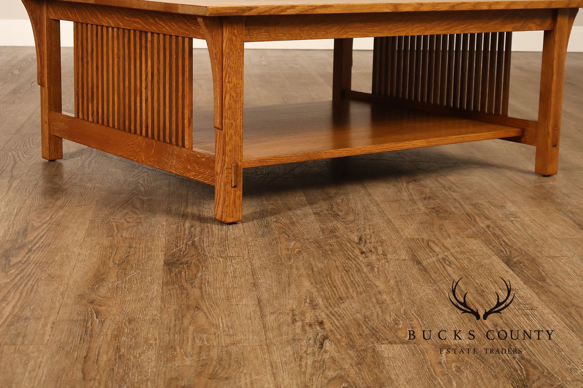 Stickley Mission Collection Oak Cocktail Table