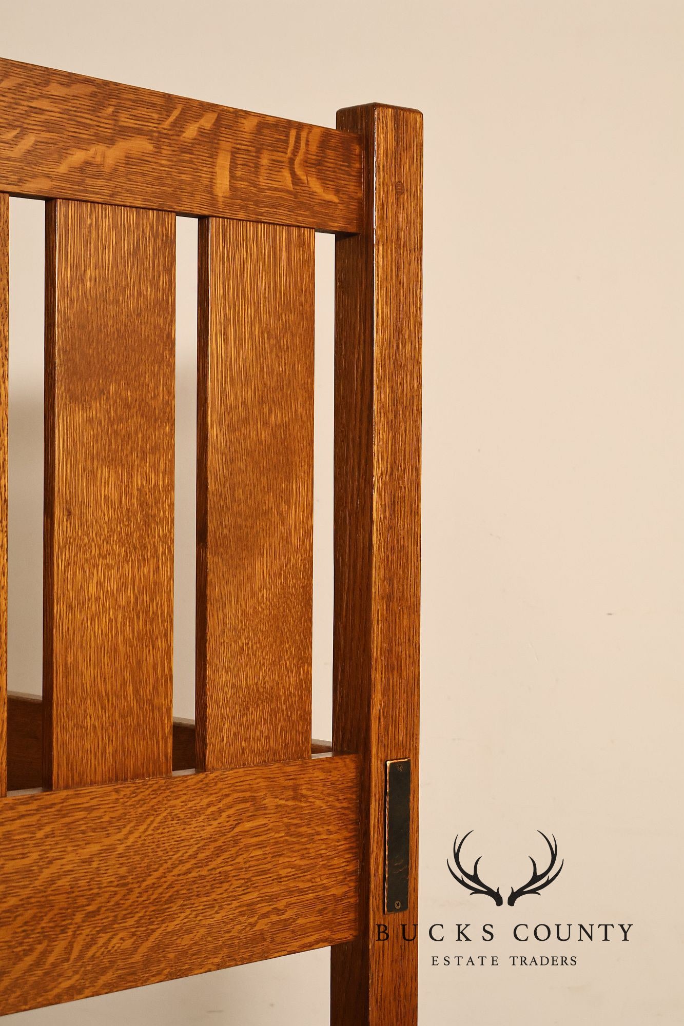 Stickley Mission Collection Oak Twin Over Twin Bunk Bed
