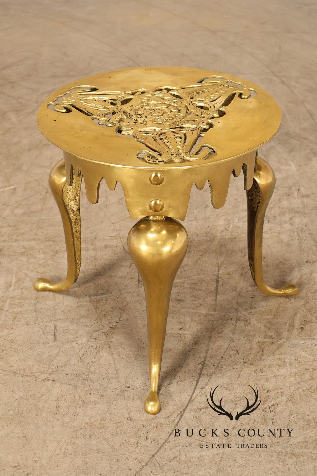 Vintage Brass Trivet Stand