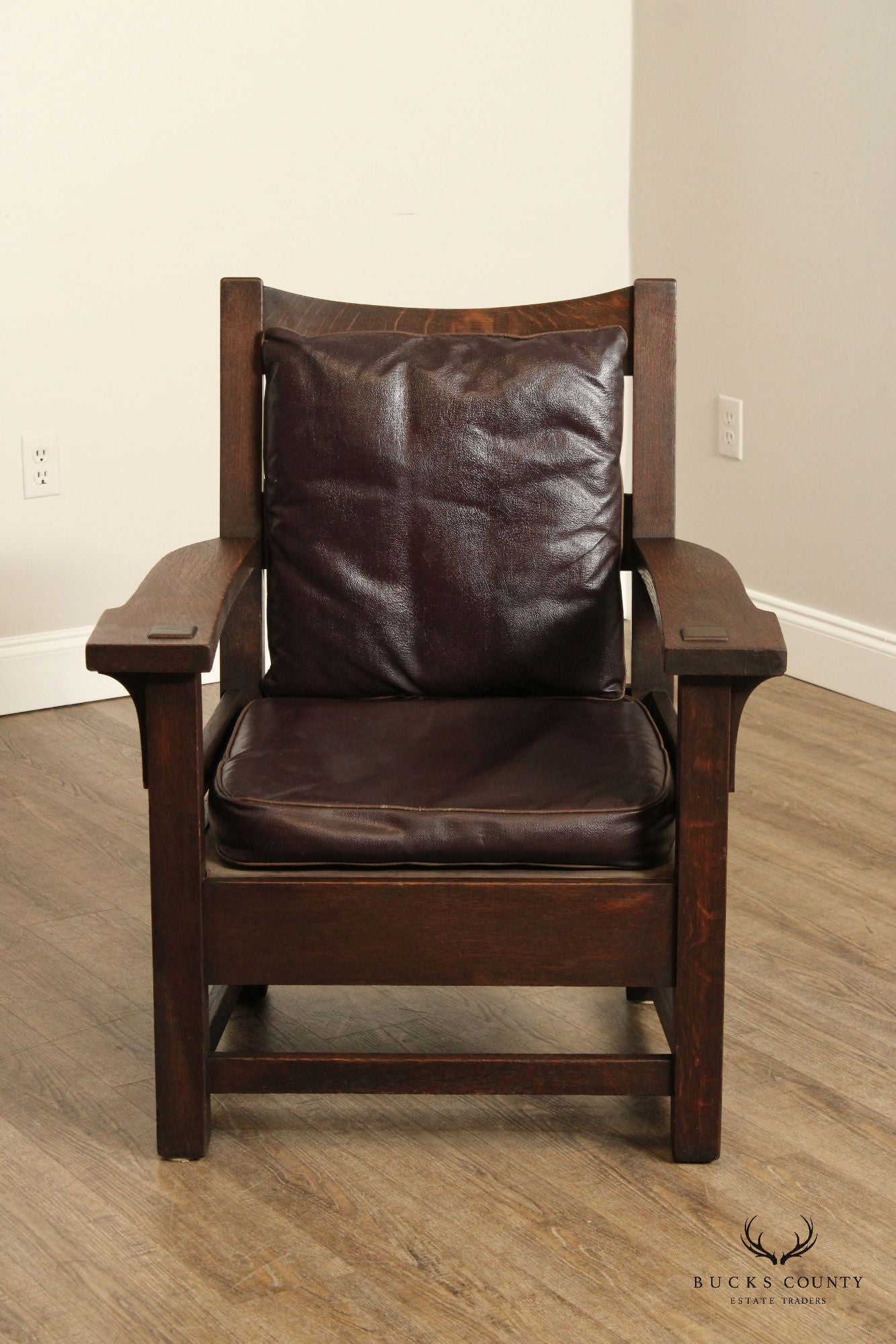 Antique Mission Oak Lounge Chair