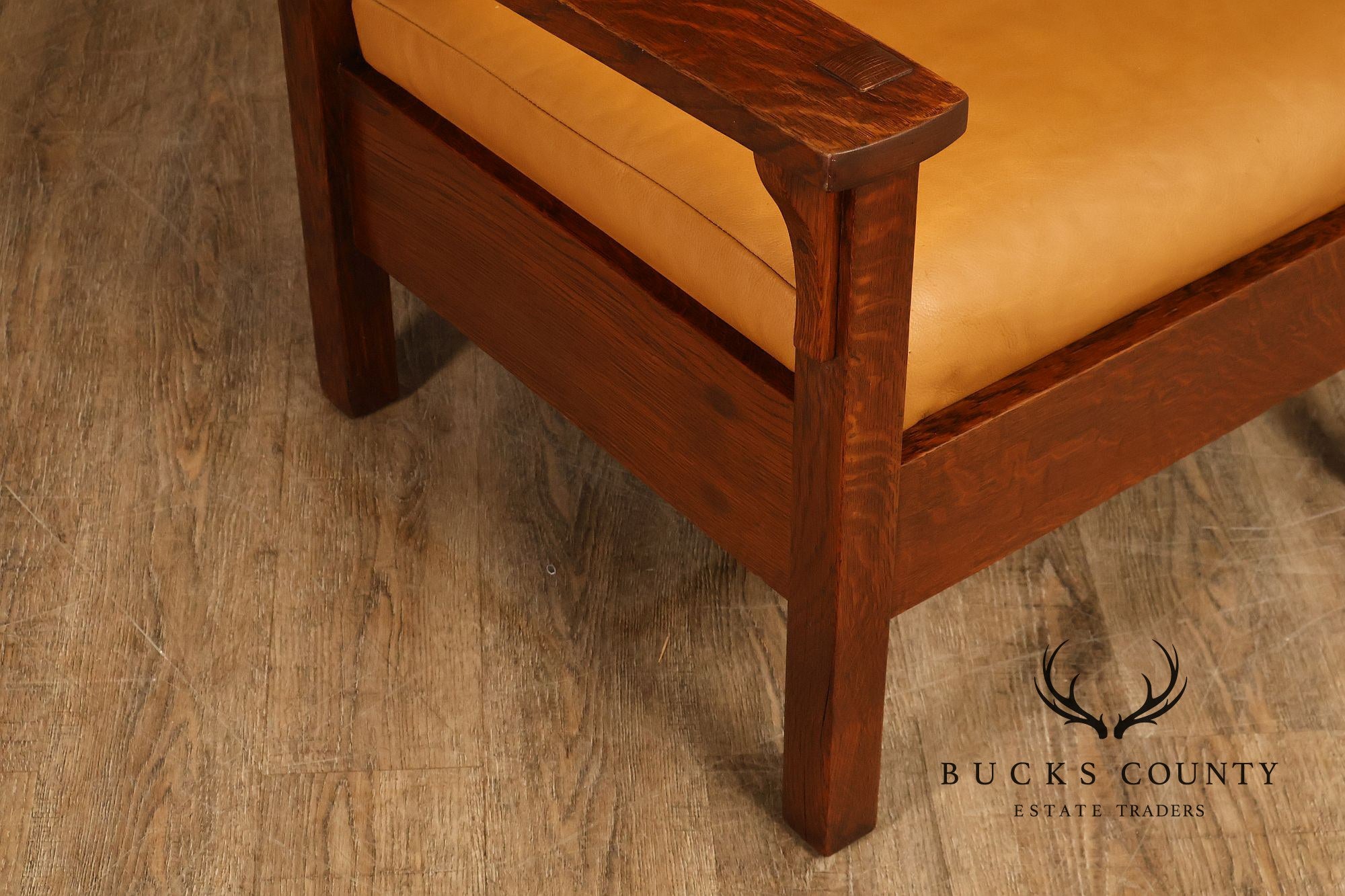 Gustav Stickley Antique Mission Oak Morris Chair Model 346