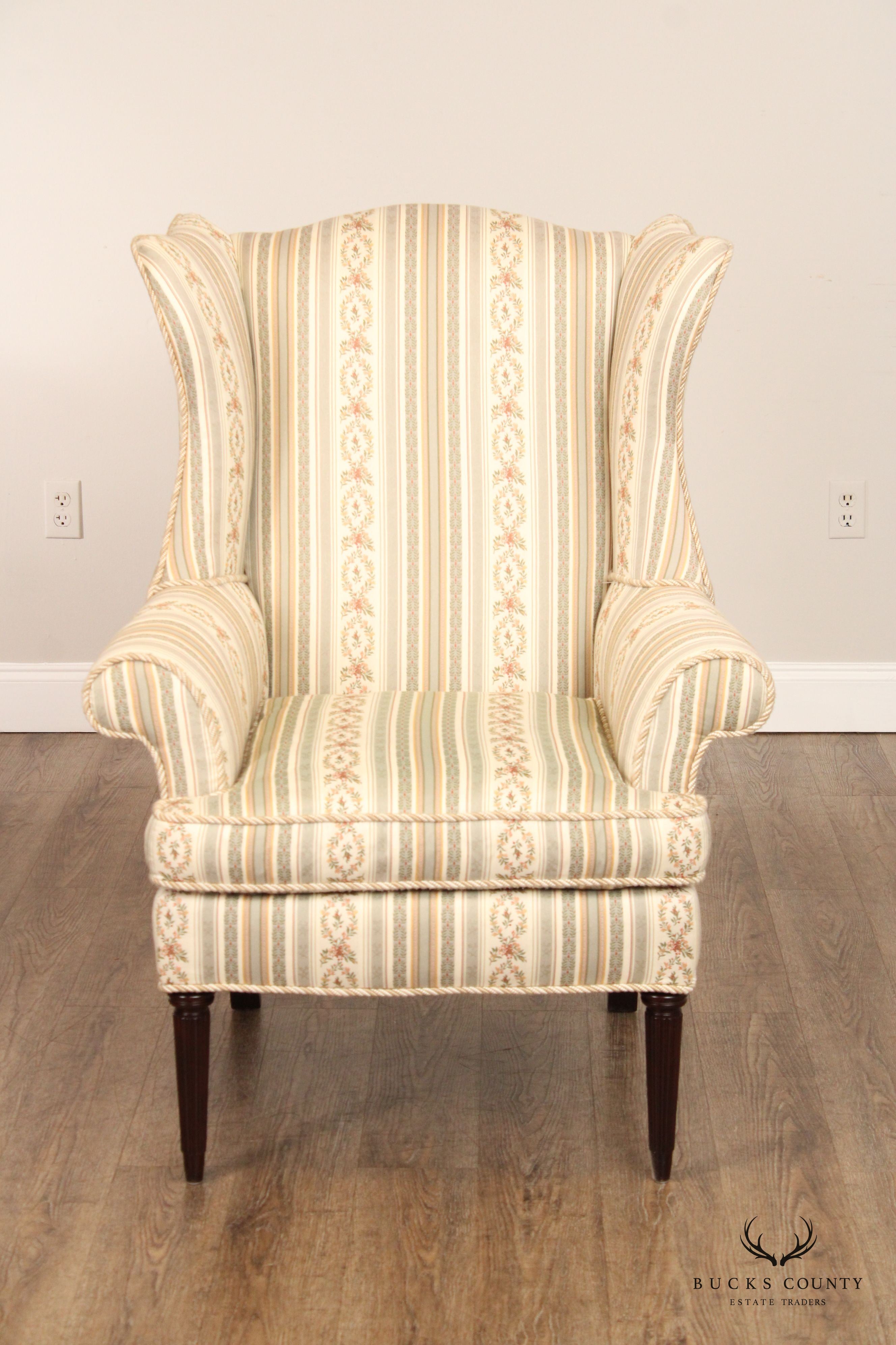 Lillian August Collection Traditional Pair of Wing Chairs