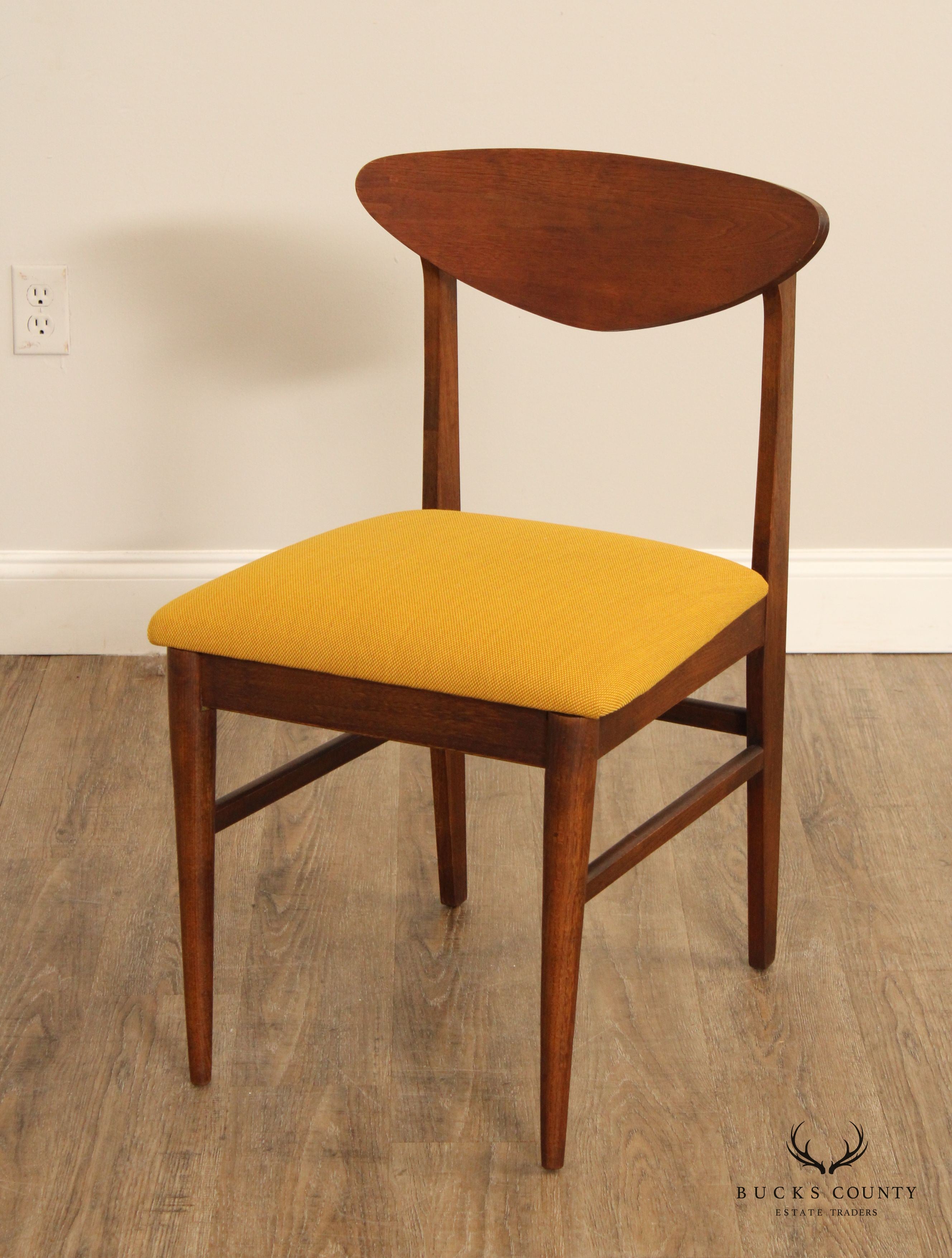 Mid Century Modern Walnut Side Chair