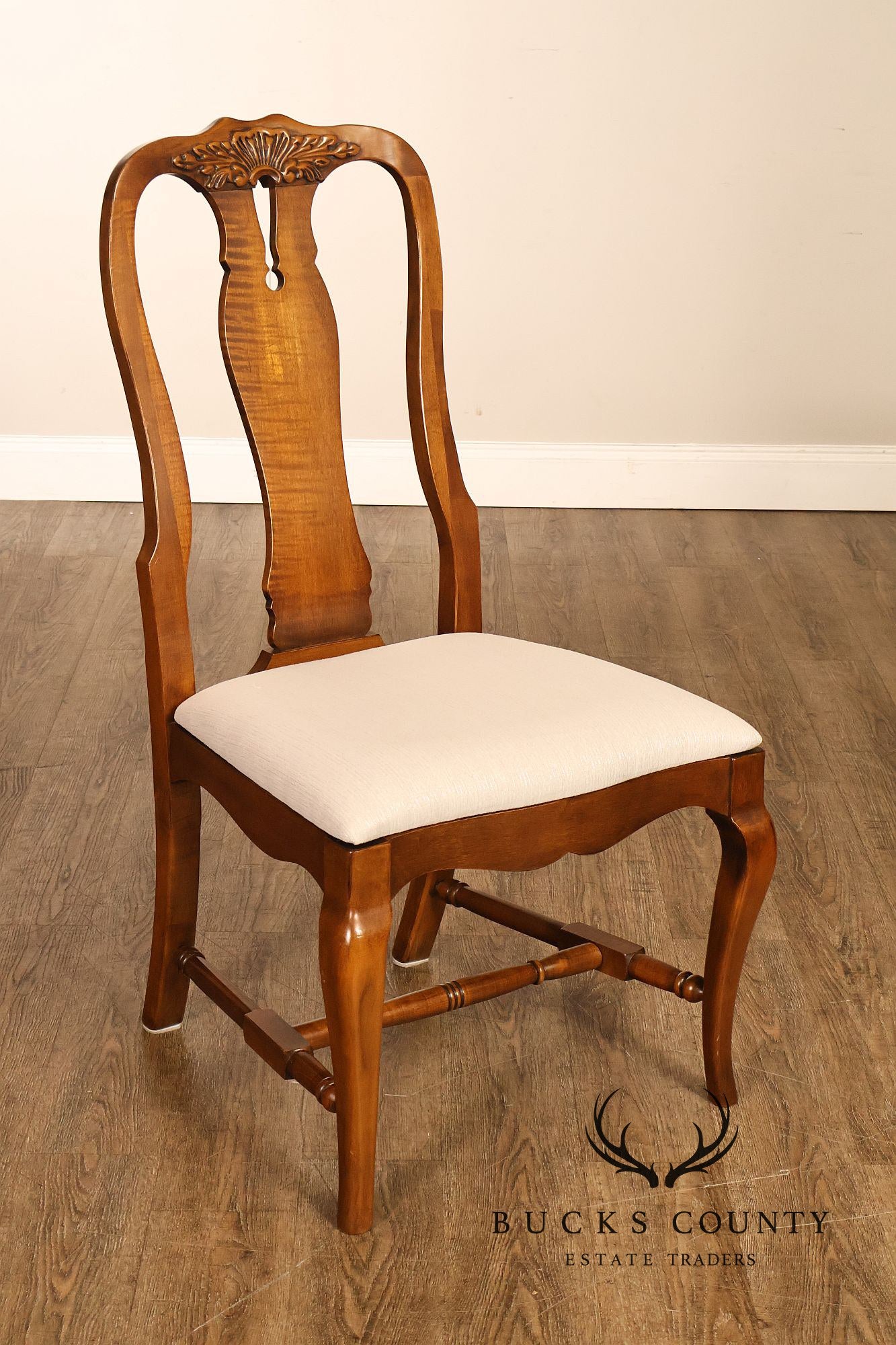 Vintage Pennsylvania House Villas Collection Set Of 8 Queen Anne Dining Chairs