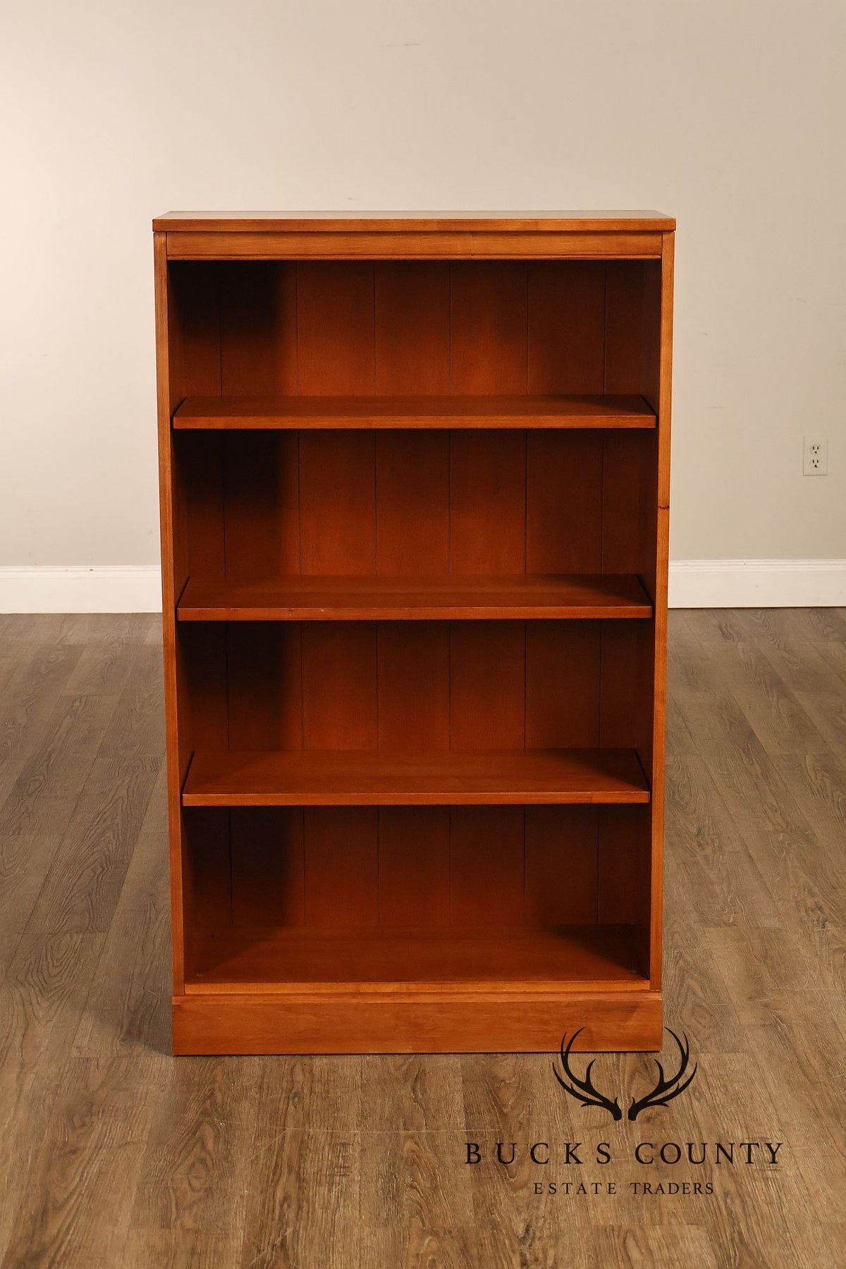 Ethan Allen 'Country Colors' Maple Open Bookcase