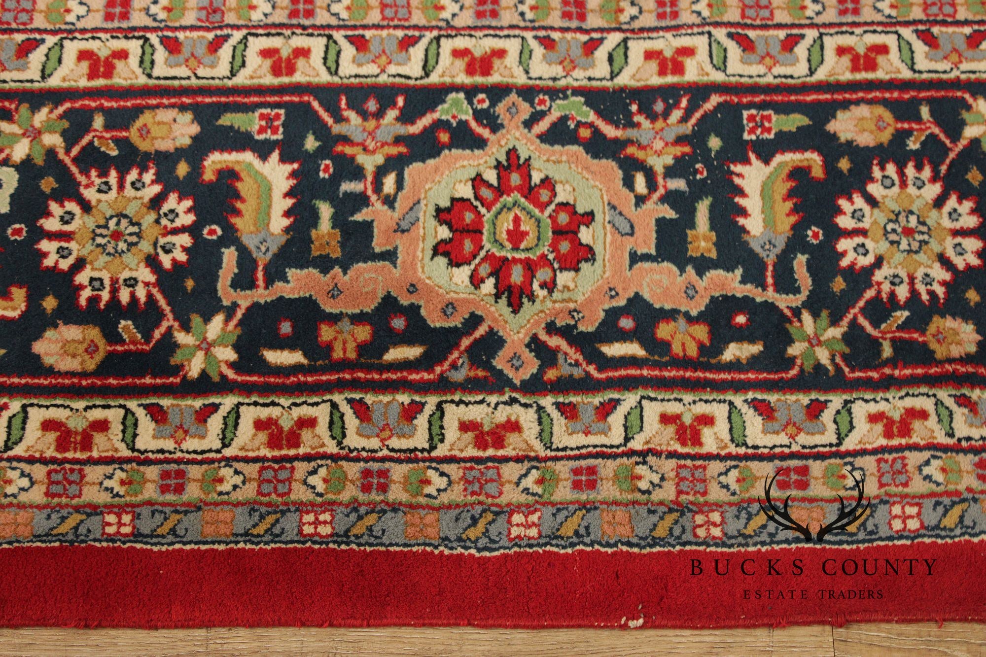 Heriz Style Wool Area Rug 12' 2" x 16' 4"