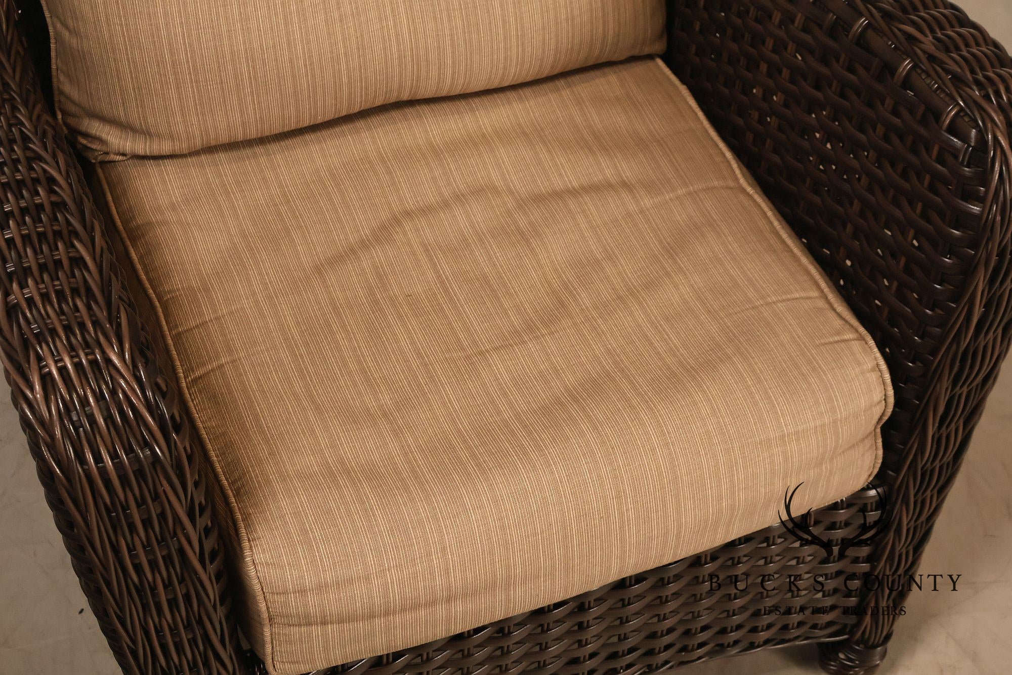 Northcape Pair of 'Richmond' Outdoor Wicker Patio Armchairs